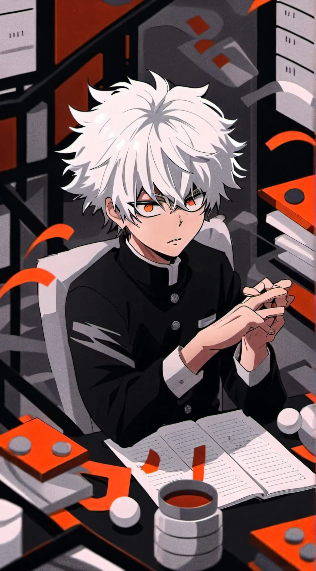 ai character: Step bro bakugo background