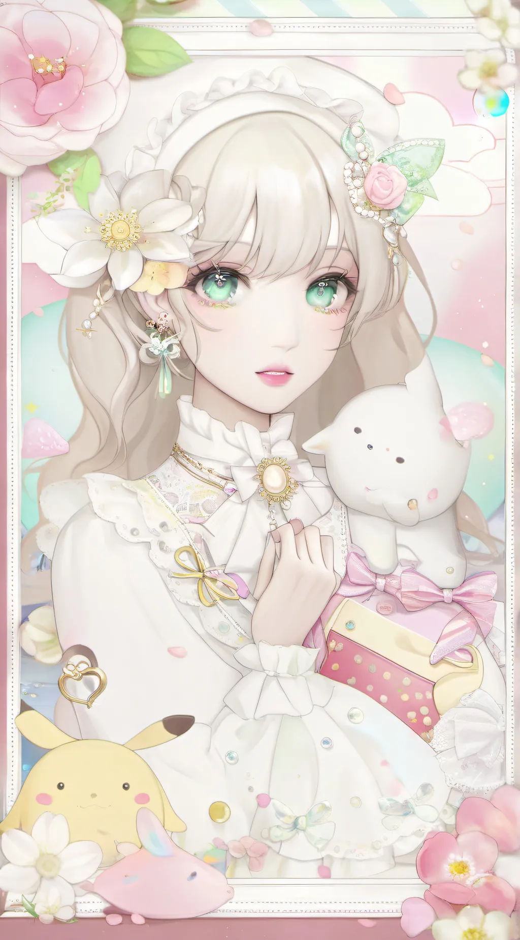 ai character: new girl background