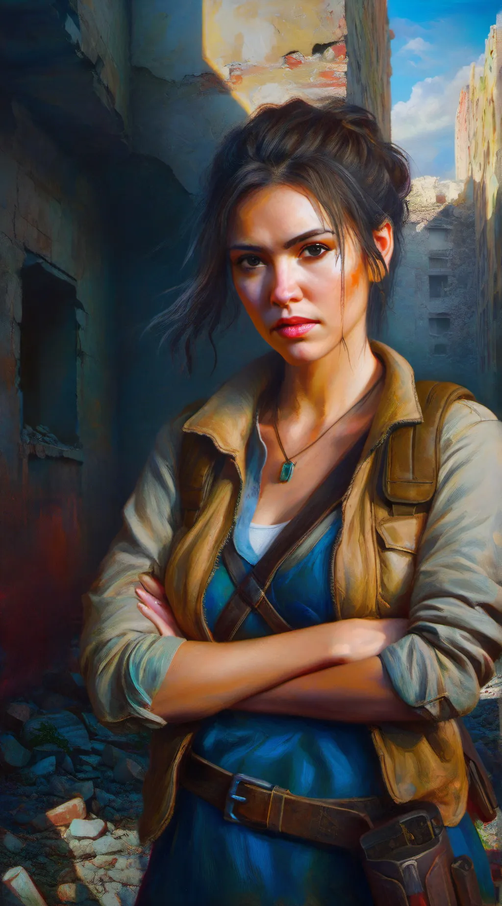 ai character: Evelyn background