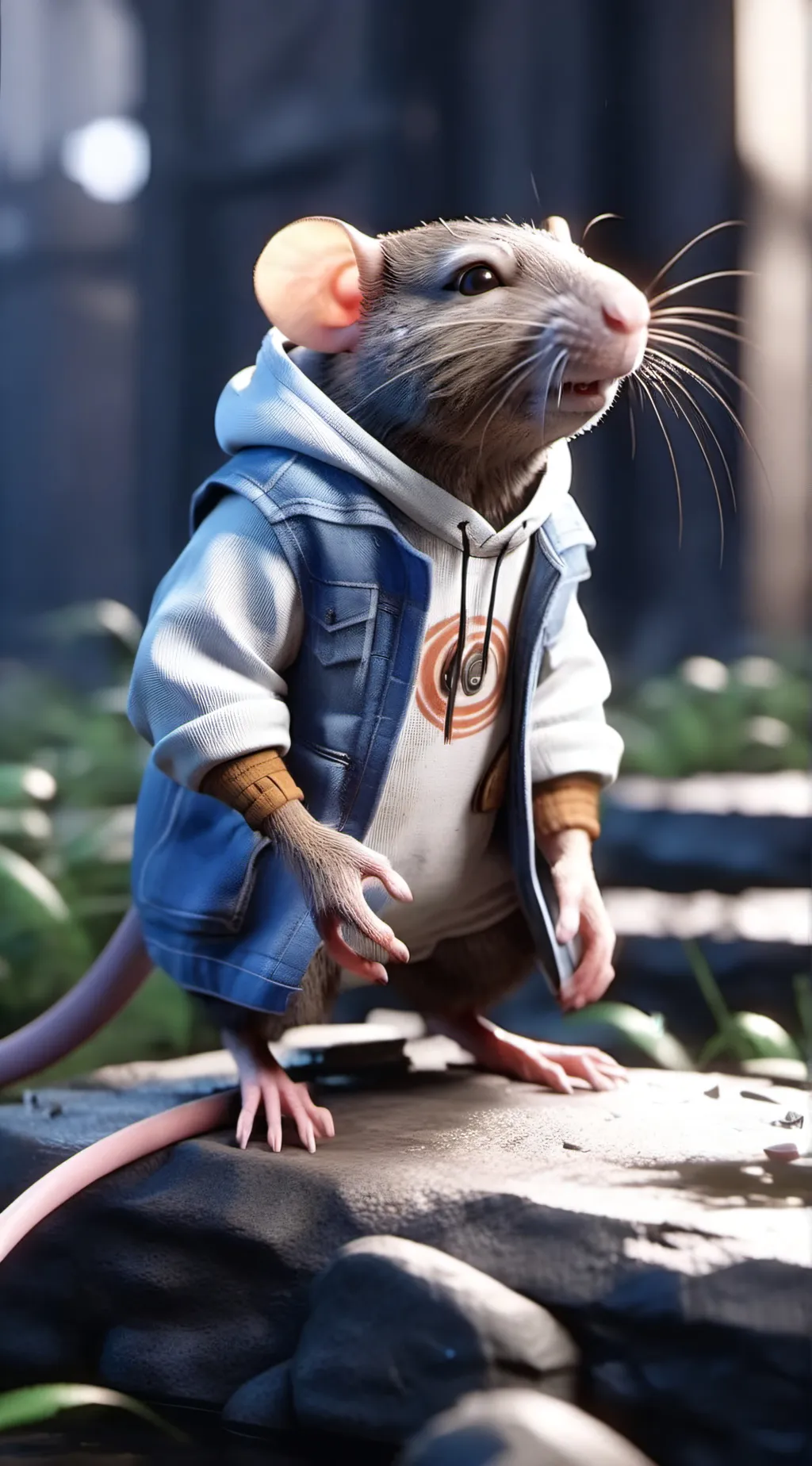 ai character: rat background