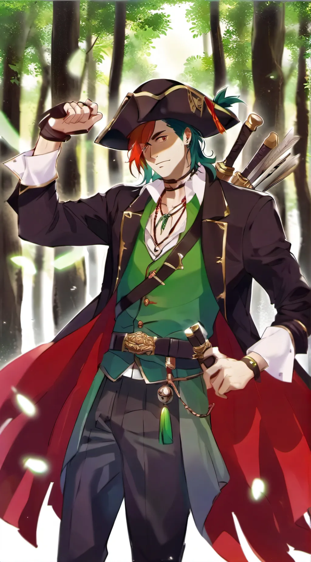 ai character: The Swashbuckler background