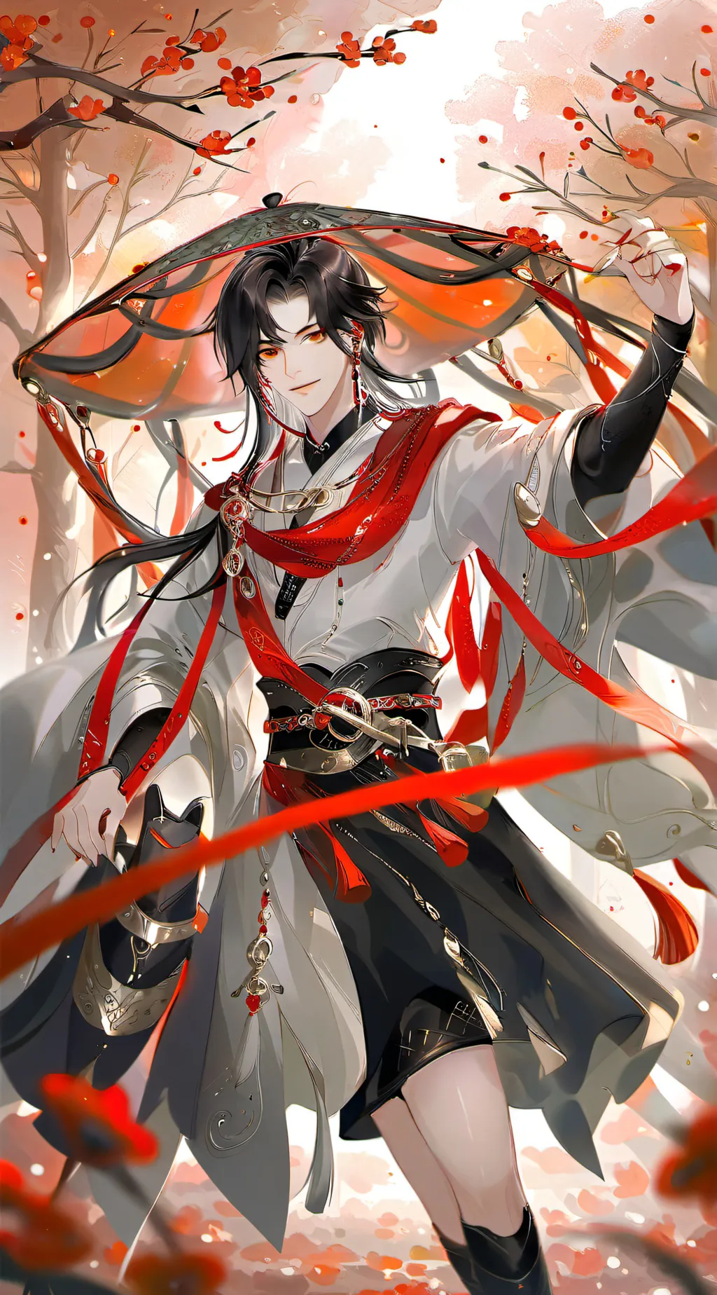 ai character: Upper moons road background