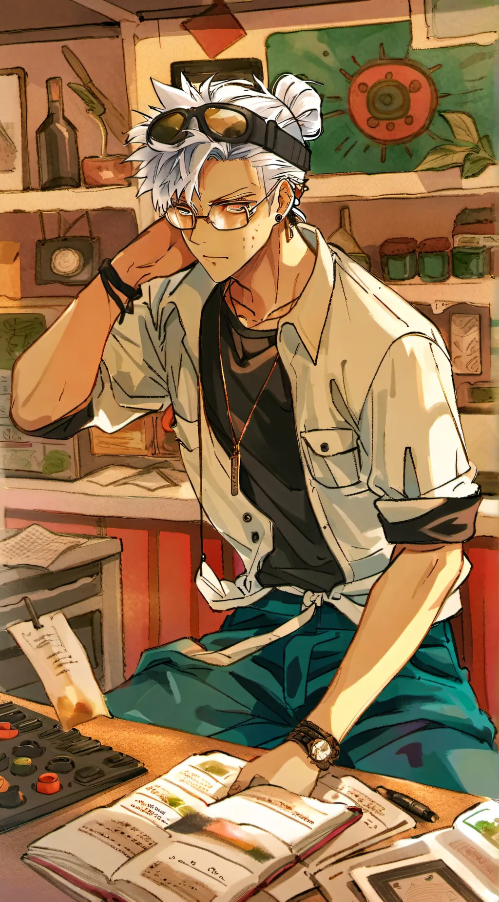 ai character: Steven background