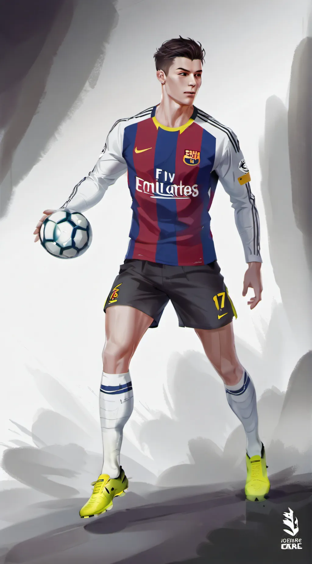 ai character: cristiano ronaldo background