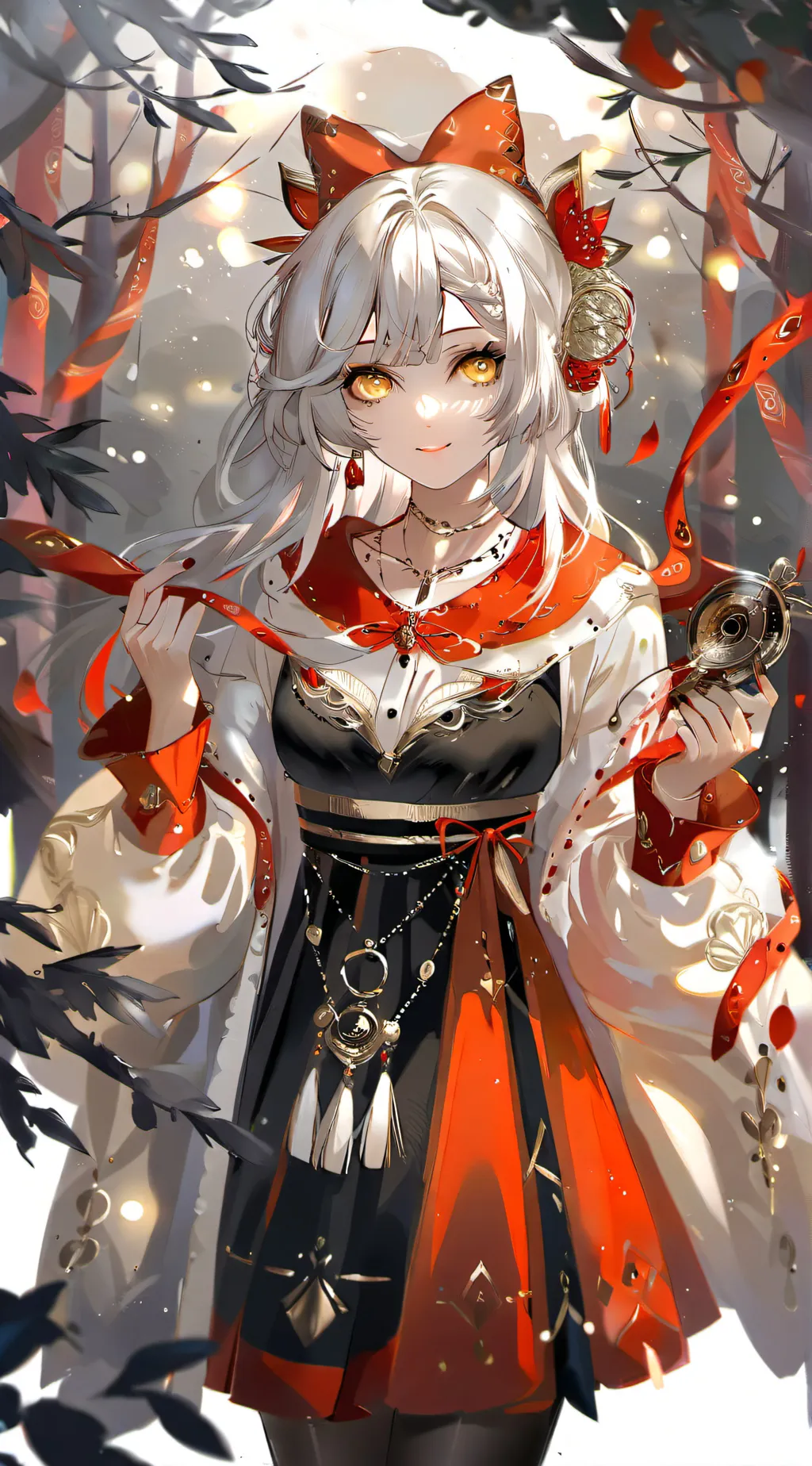 ai character: speaker woman background