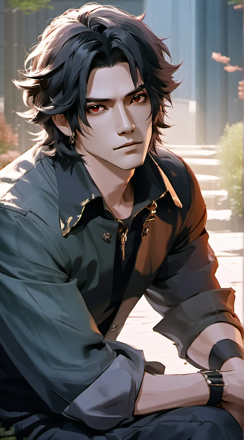 ai character: Dave  background