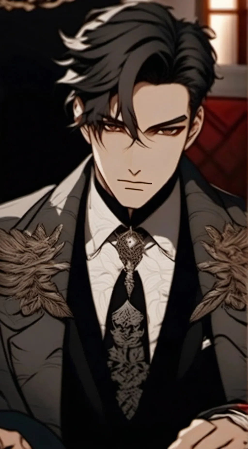 ai character: XAVIER🐧 background