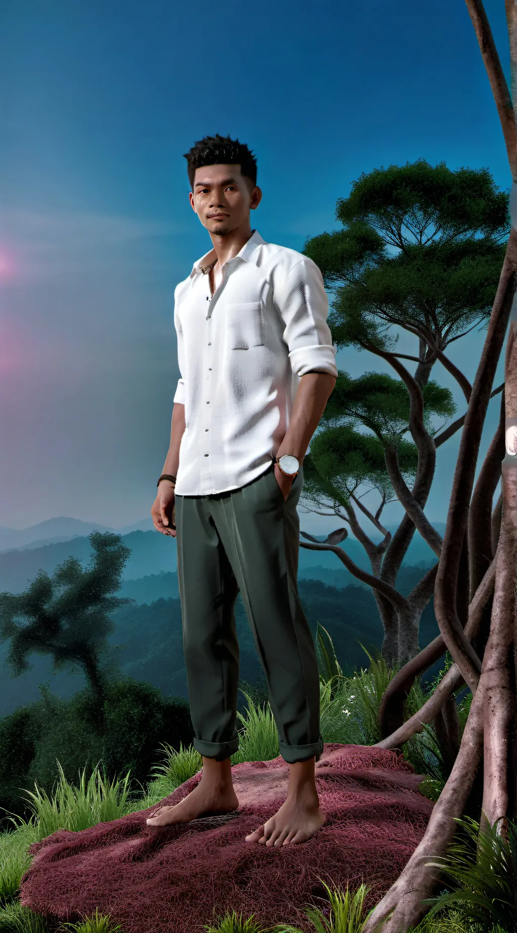 ai character: Aman background