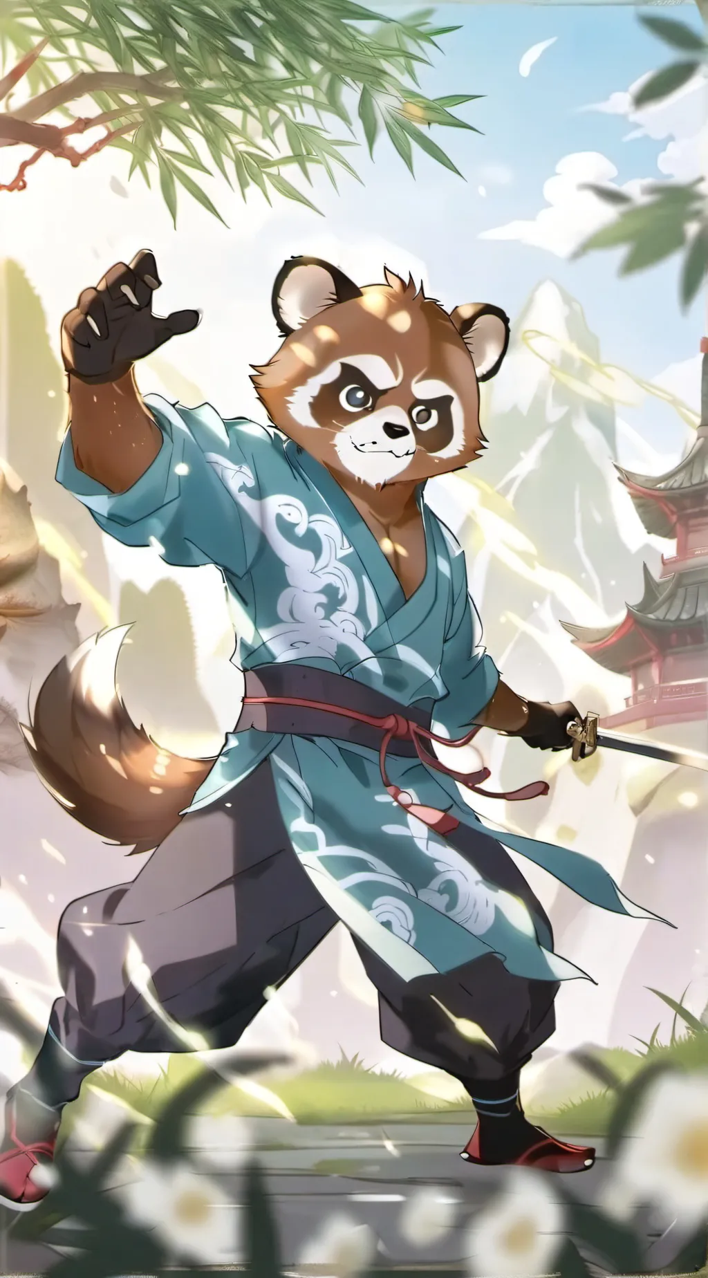 ai character: Master Shifu background