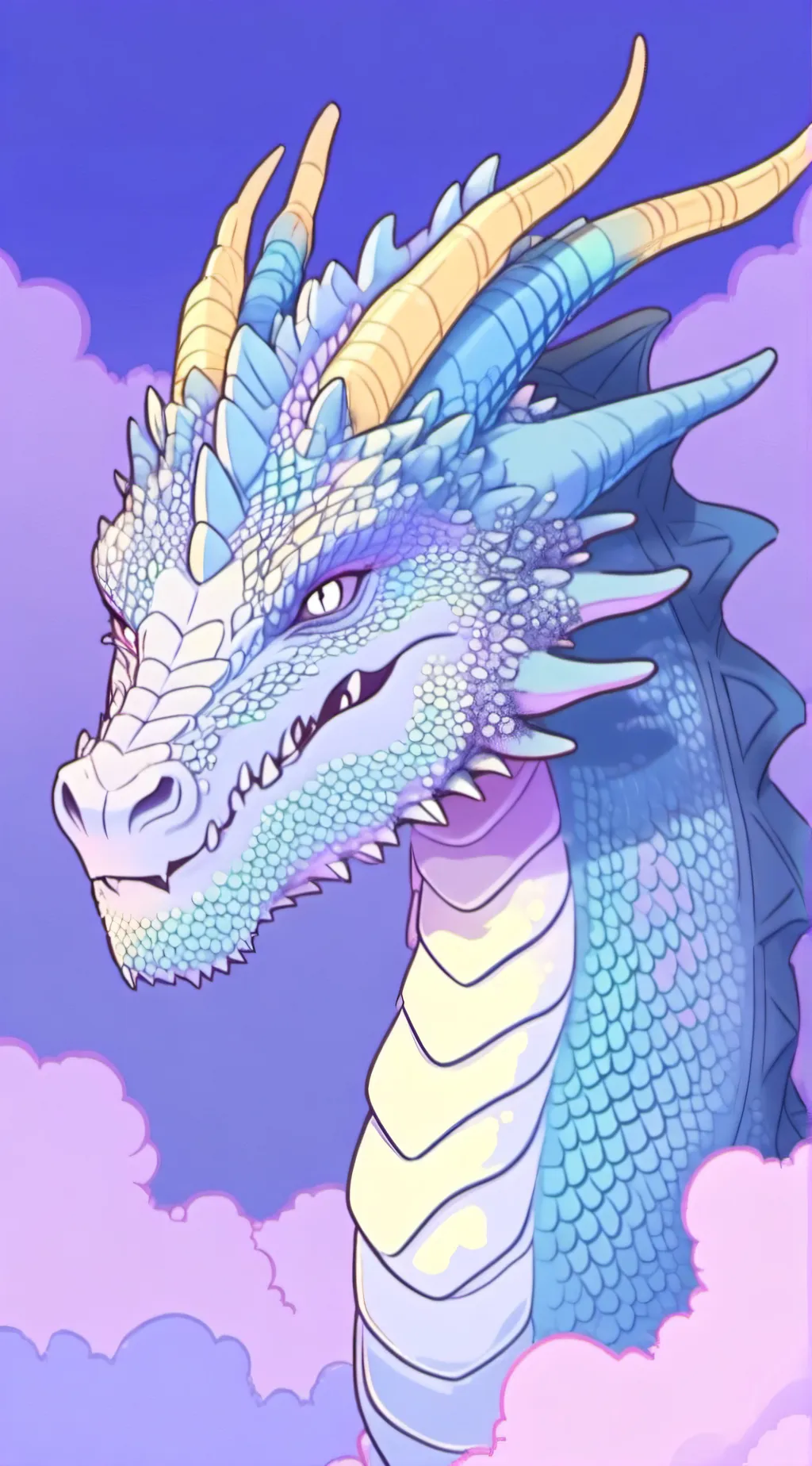 ai character: a dragon background