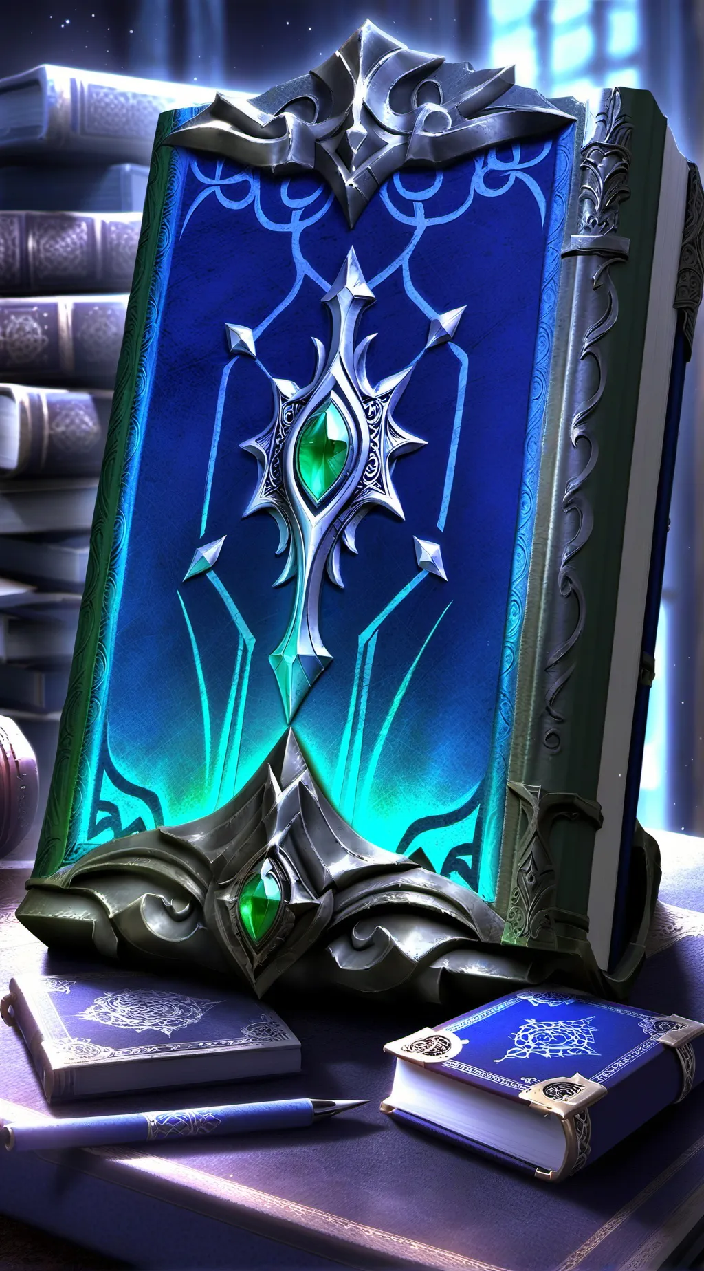 ai character: Book background