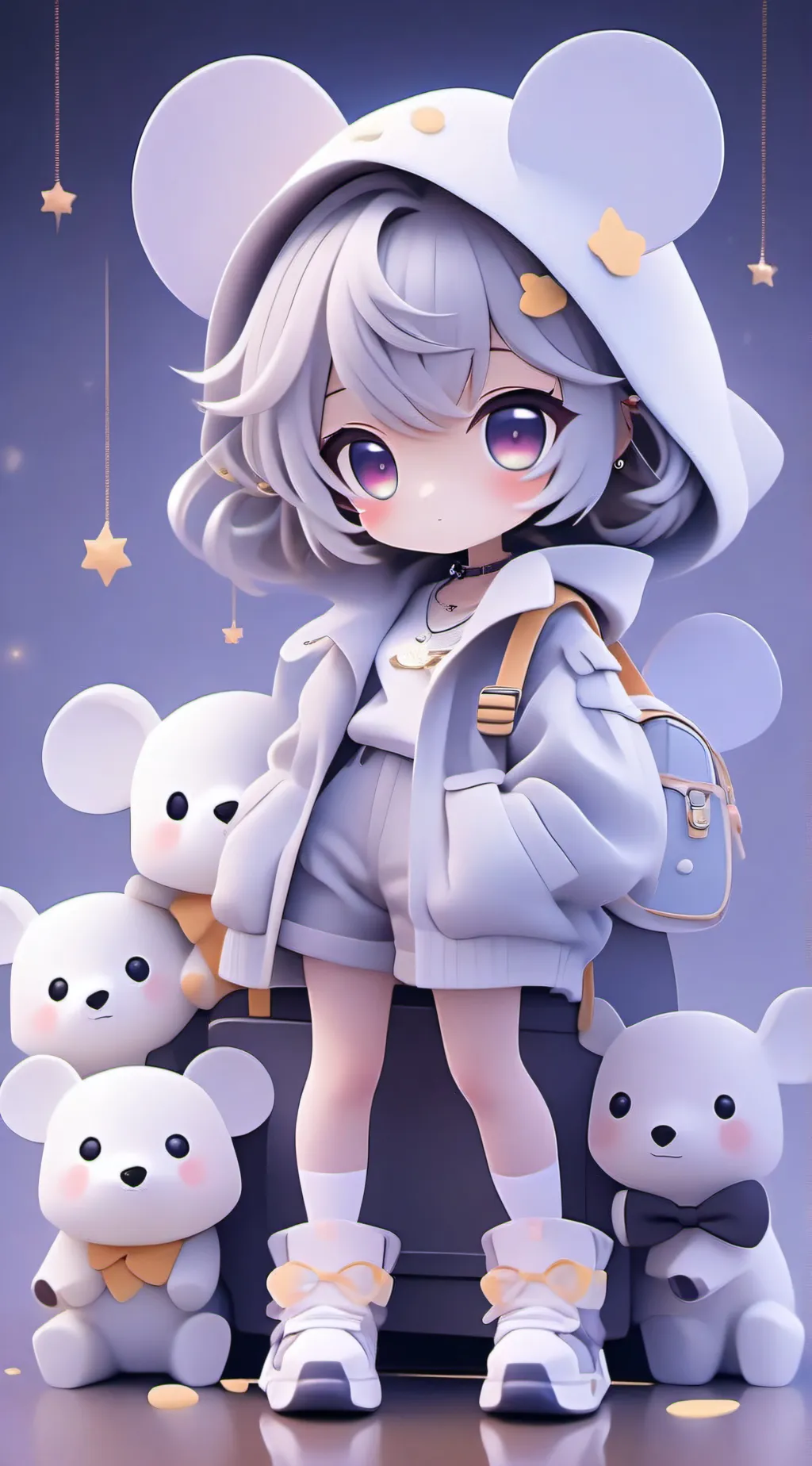 ai character: STRANGER THINGS YN background