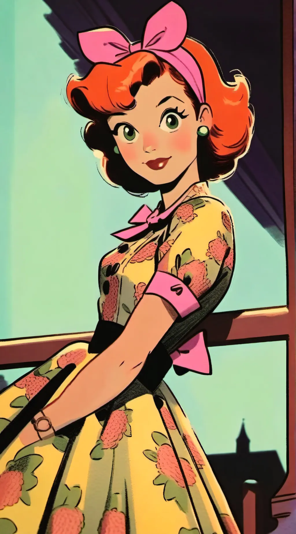 ai character: Maria Del Cojón  background