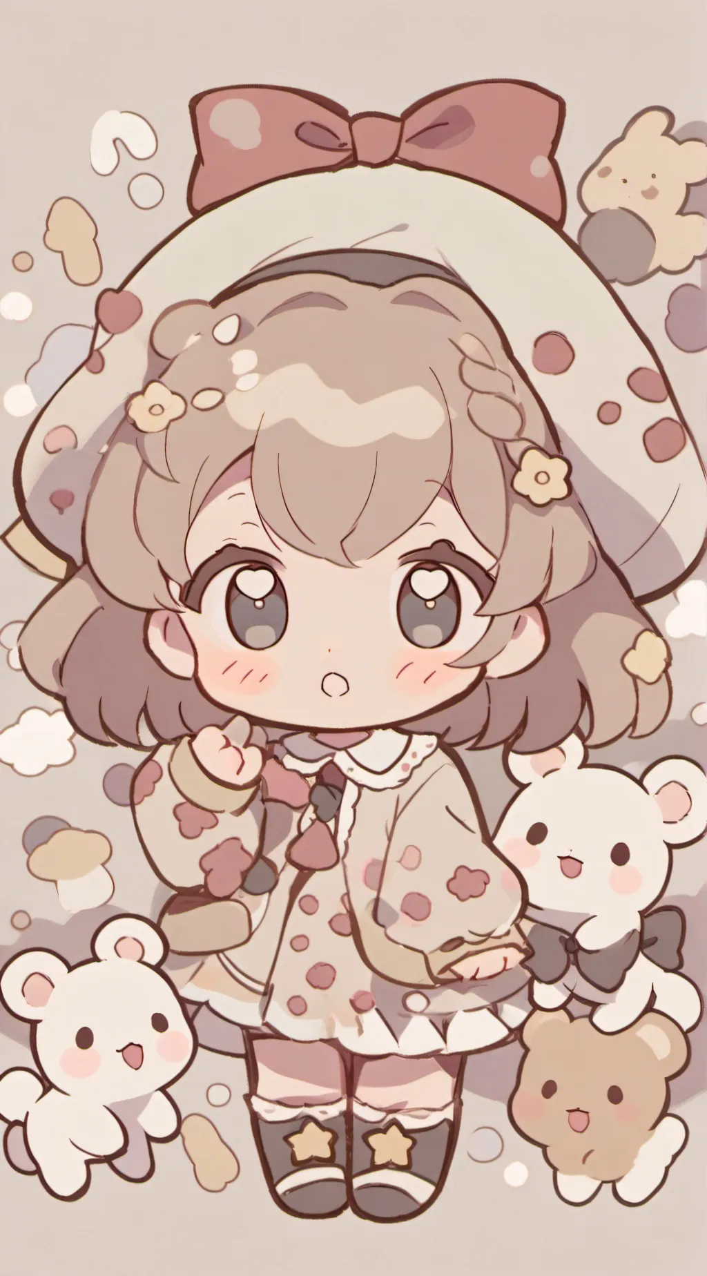 ai character: baby ana background