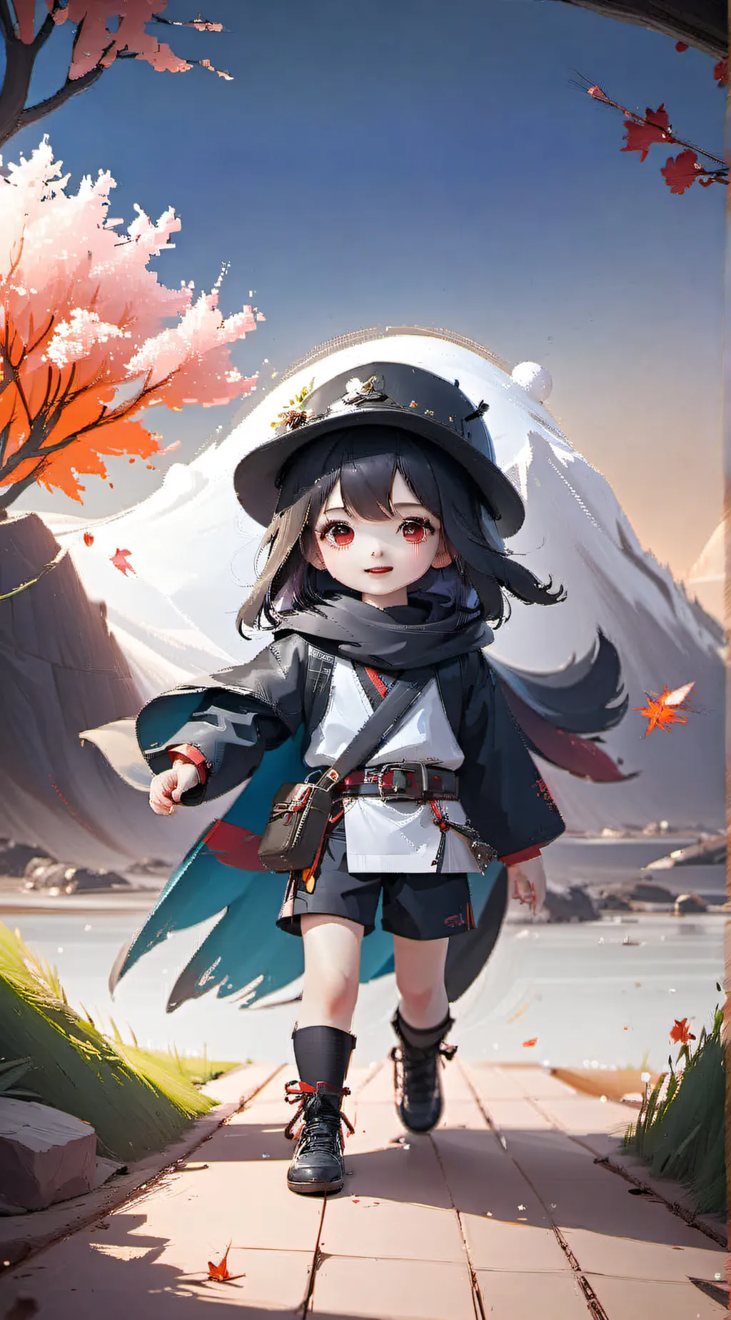 ai character: LAUKIE background