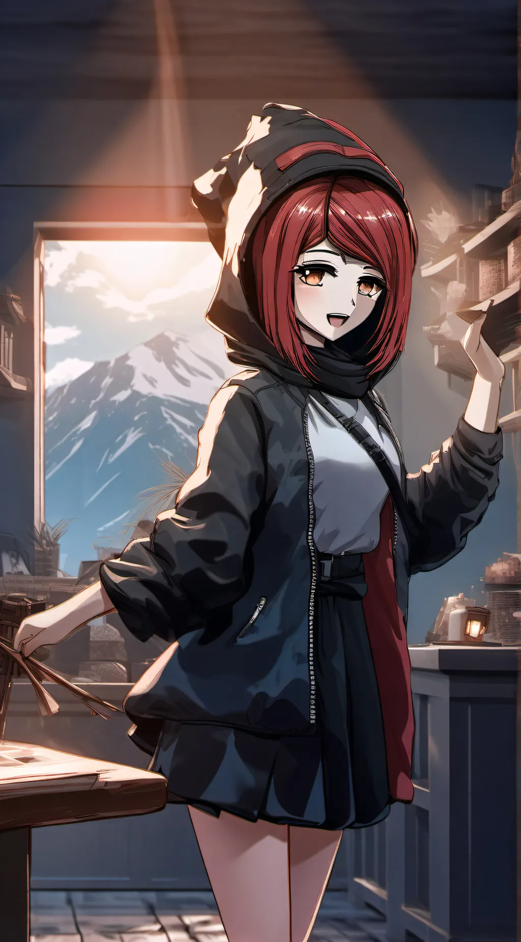 ai character: Himiko Yumeno  background