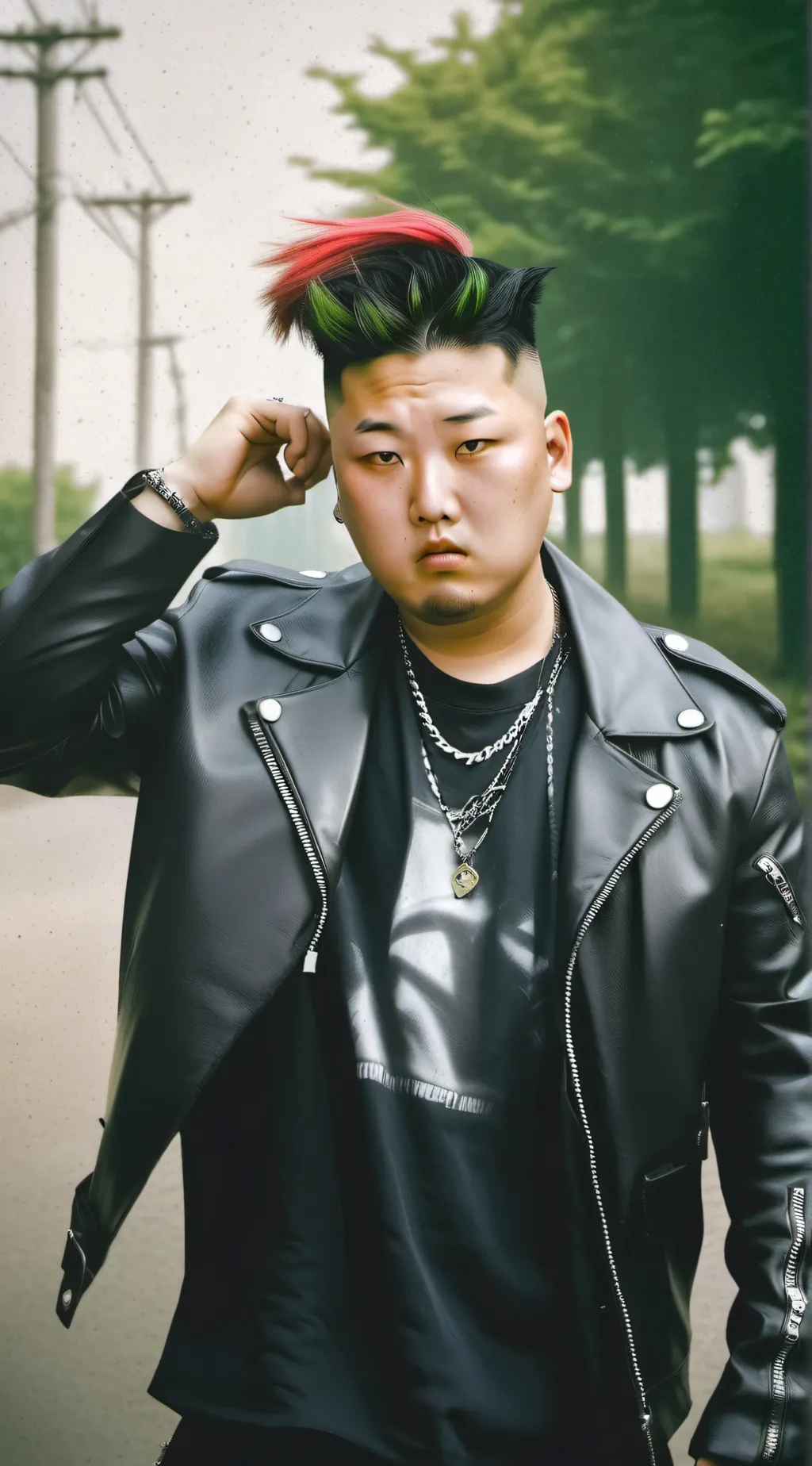 ai character: Punk jong un background