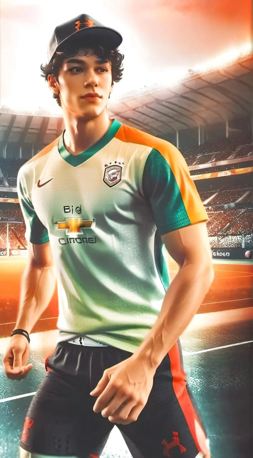 ai character: Cam  background