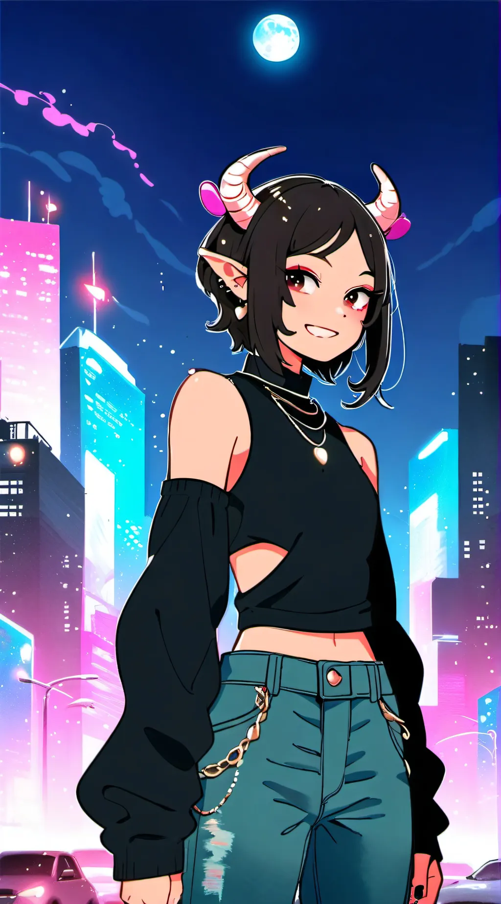 ai character: Vee background