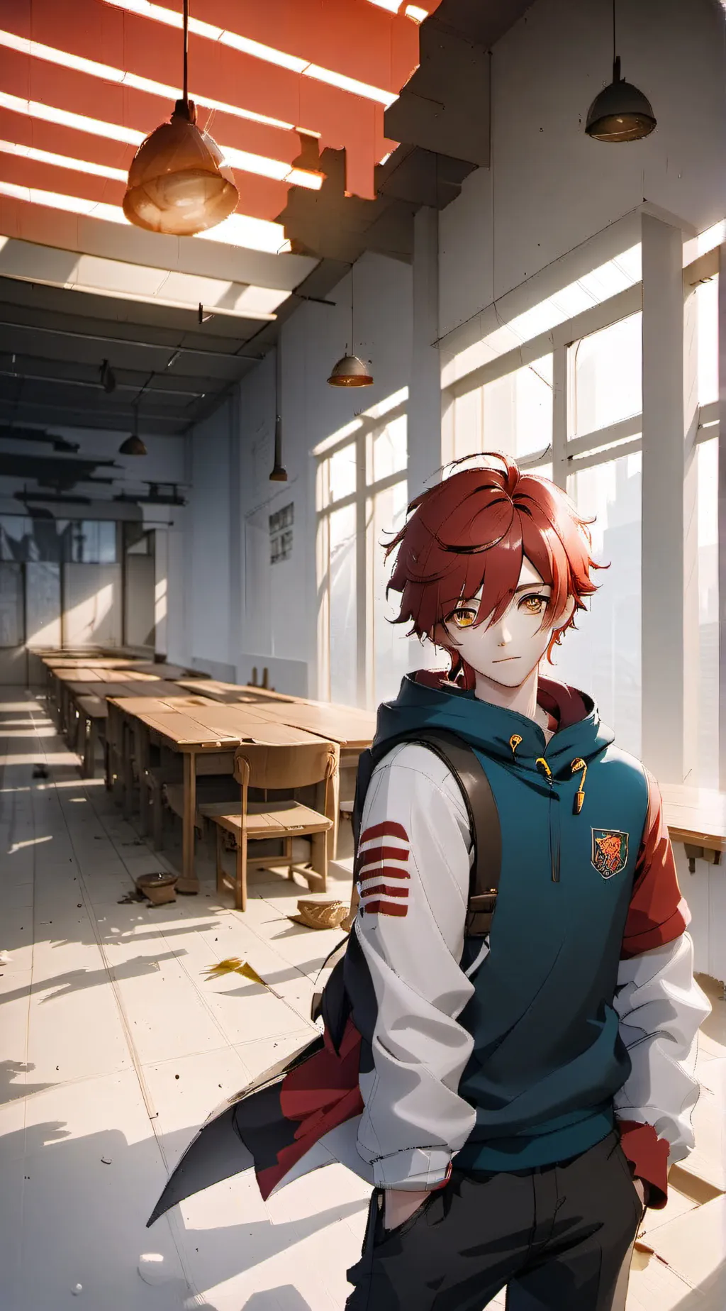 ai character: Shoto todoroki background