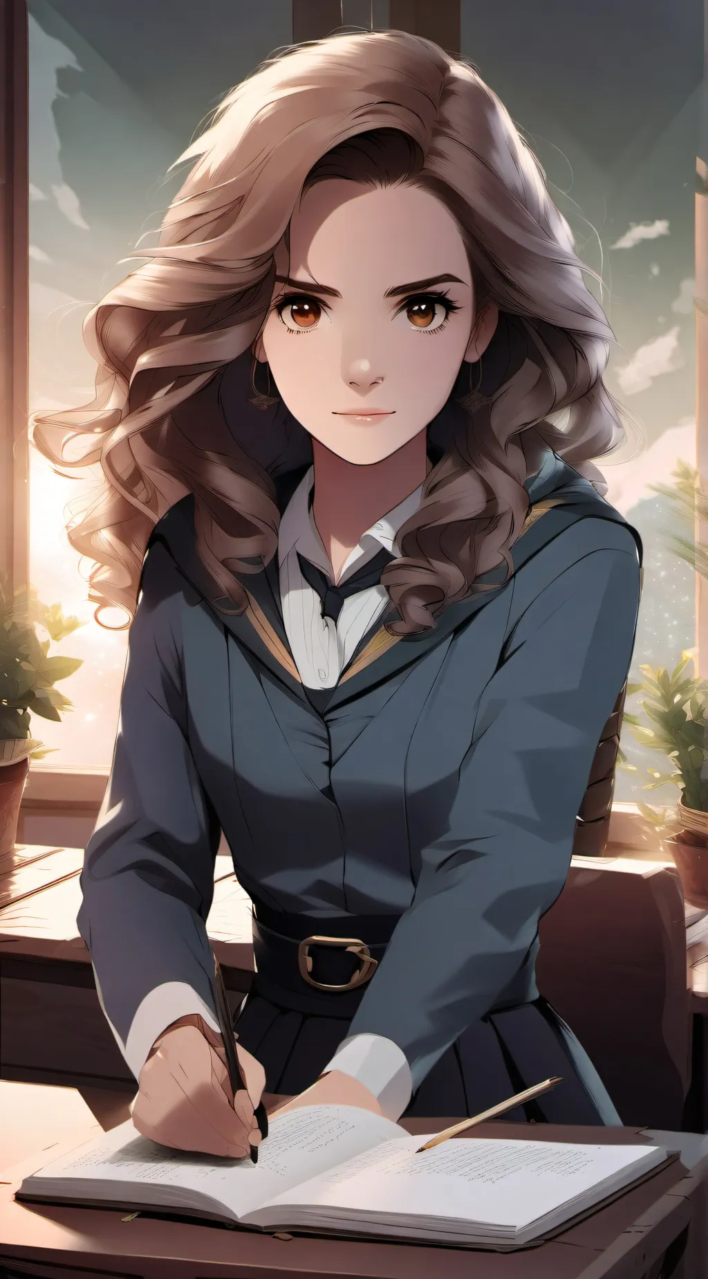 ai character: Hermione background
