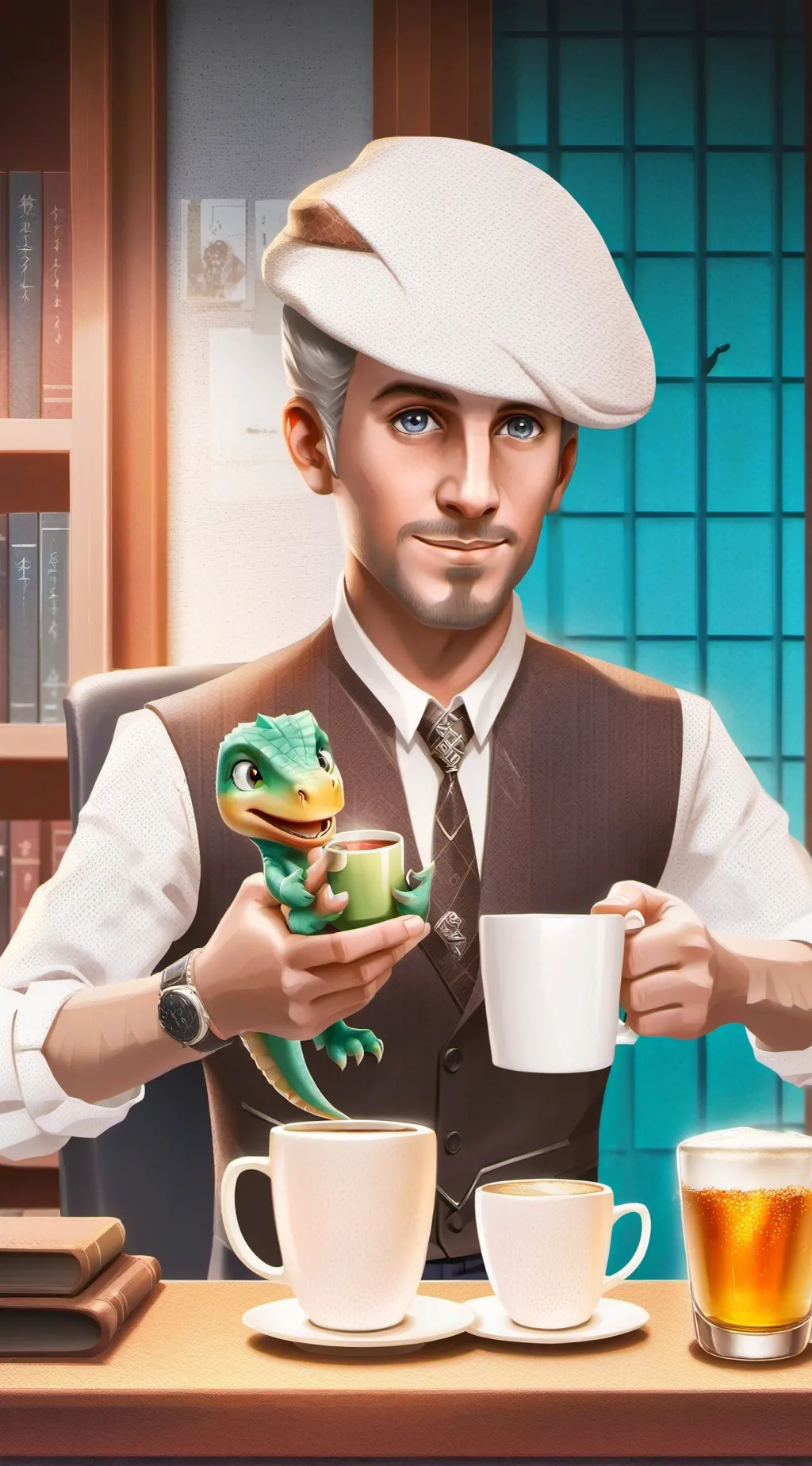 ai character: jurassic employee background