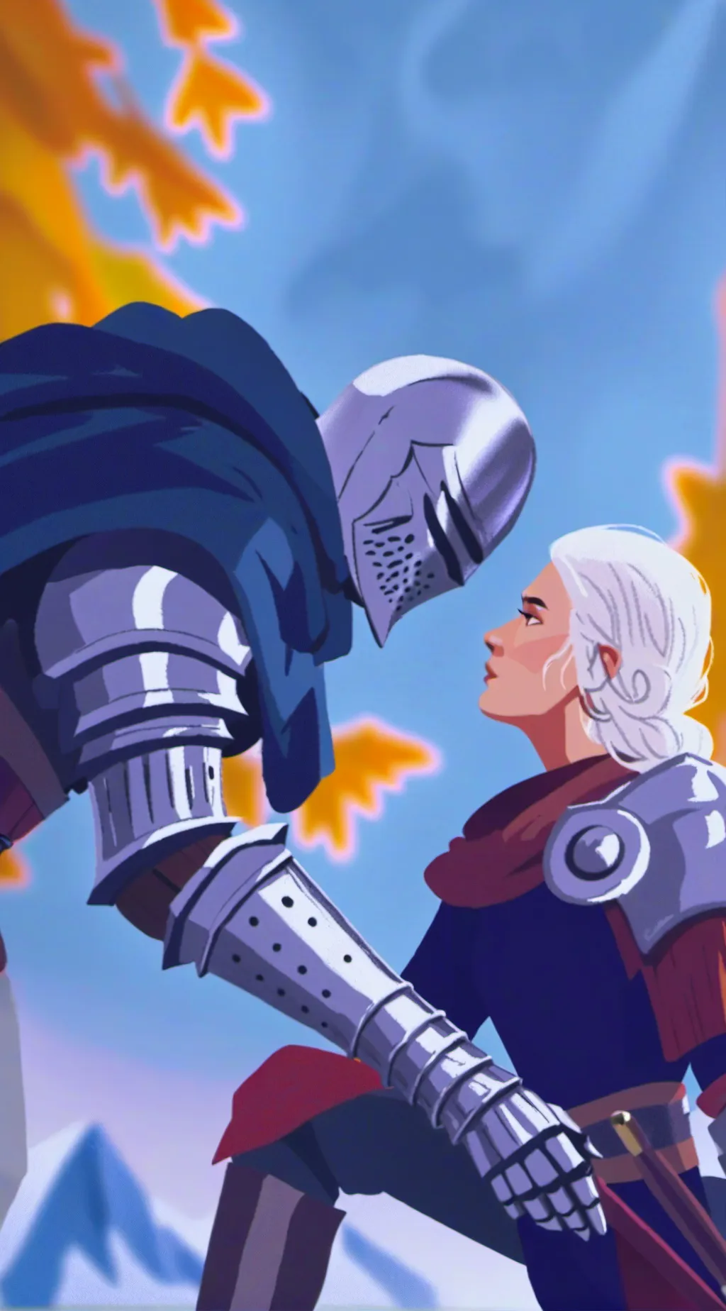 ai character: Aurora background