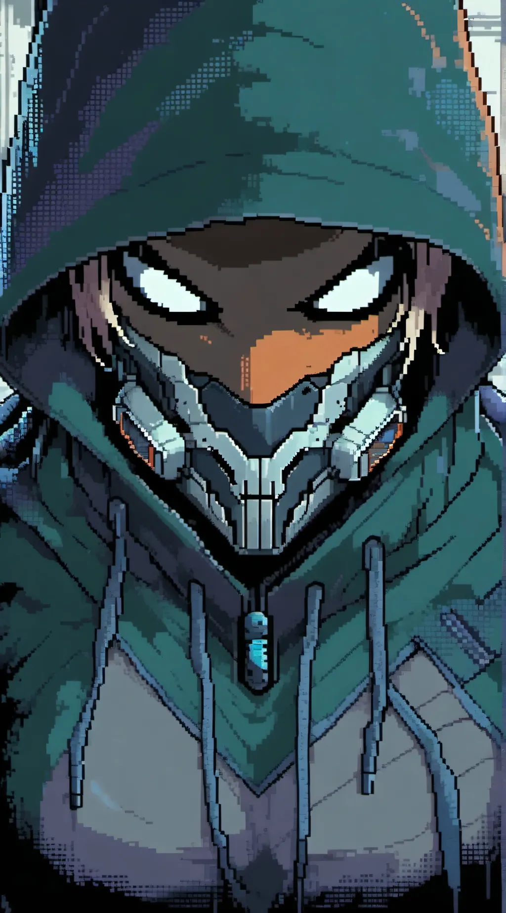 ai character: The Orange Hood background