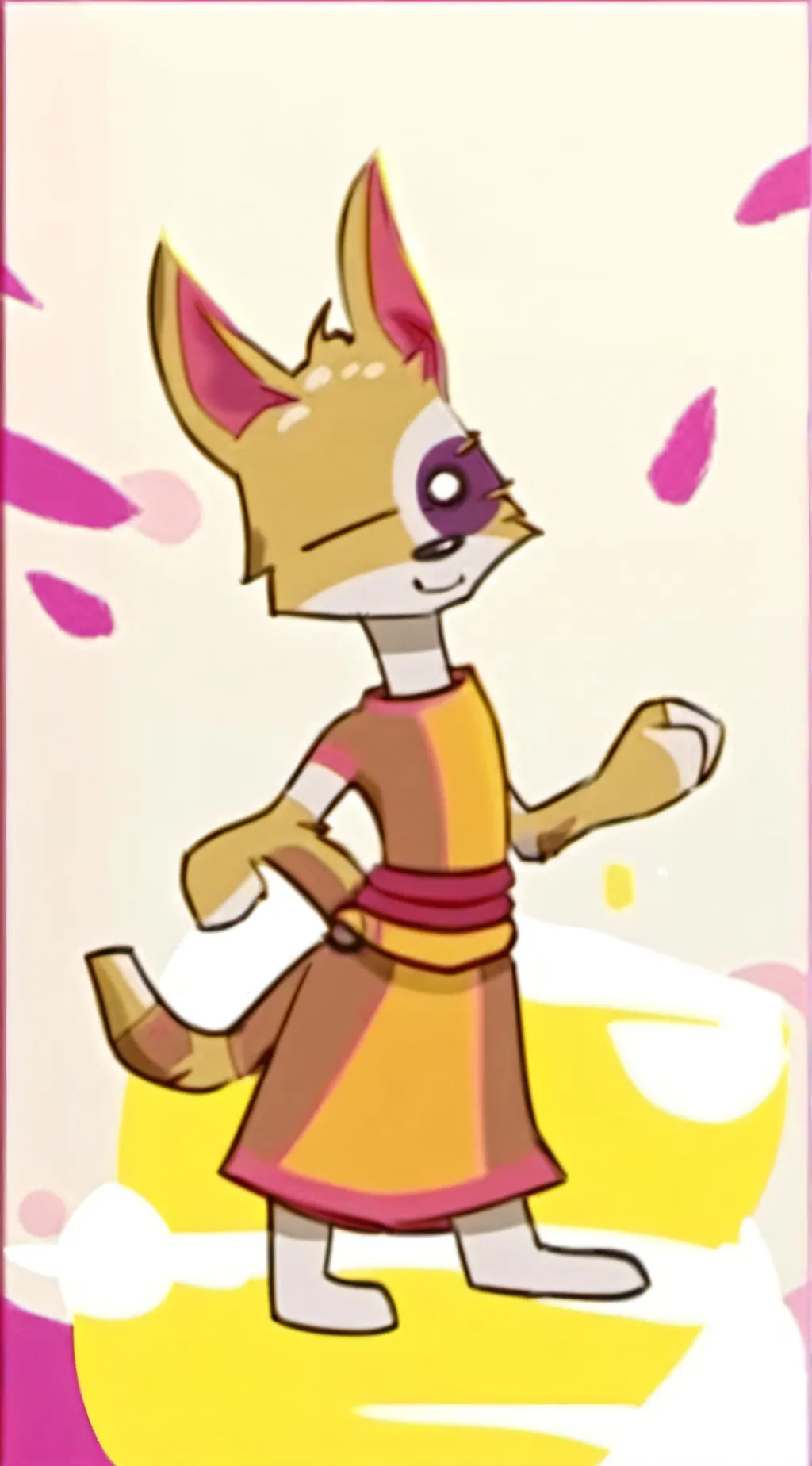 ai character: scraps and goob background