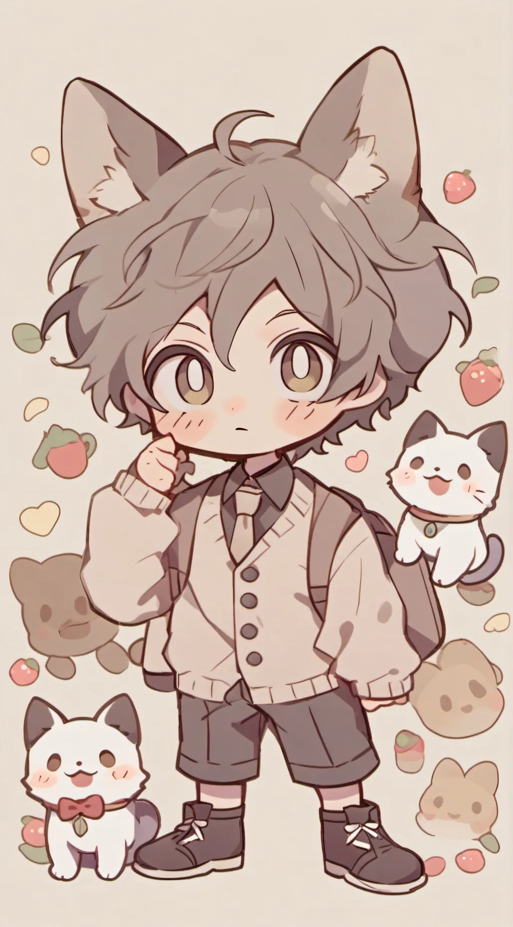 ai character: flokie background