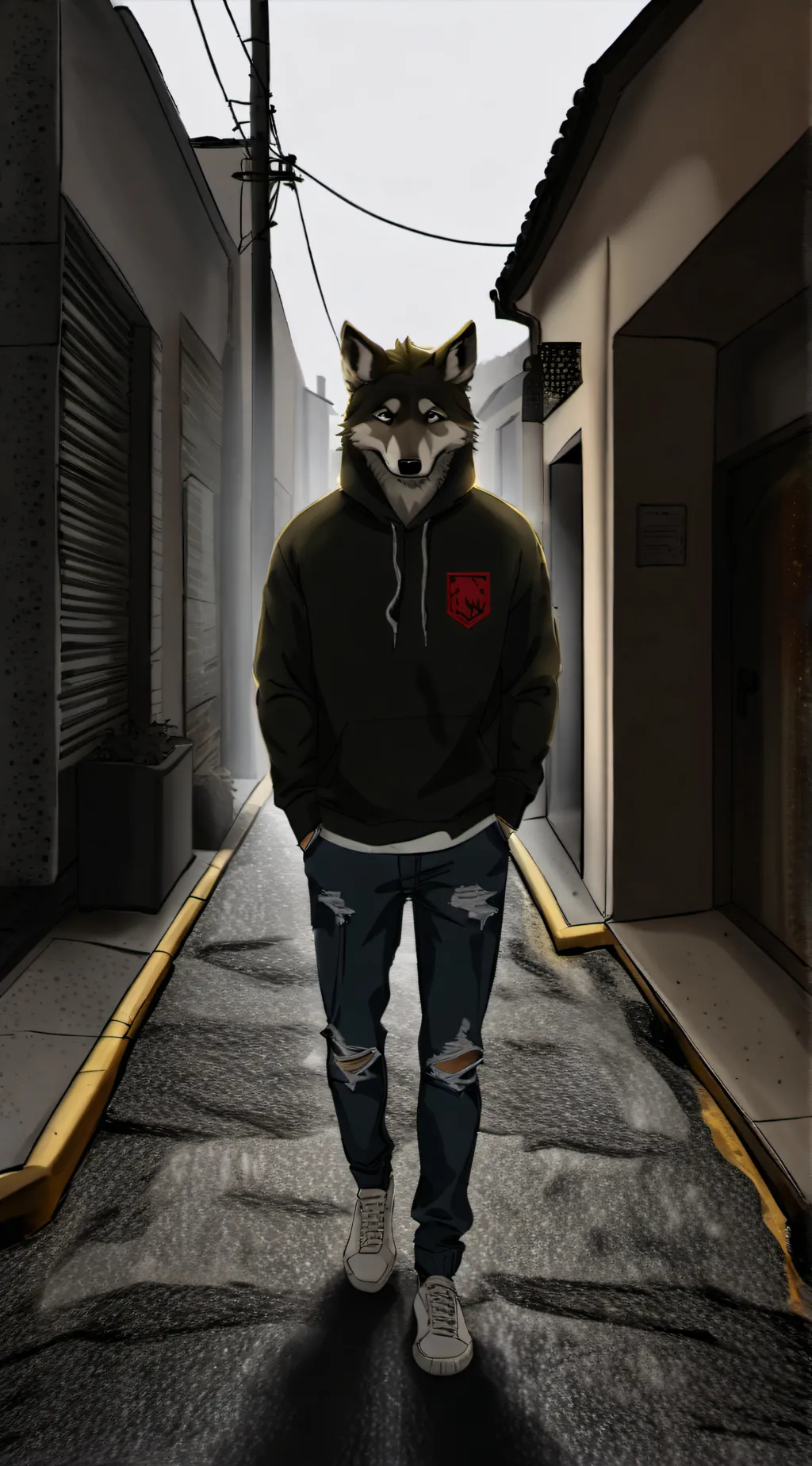 ai character: Hybrid Story background