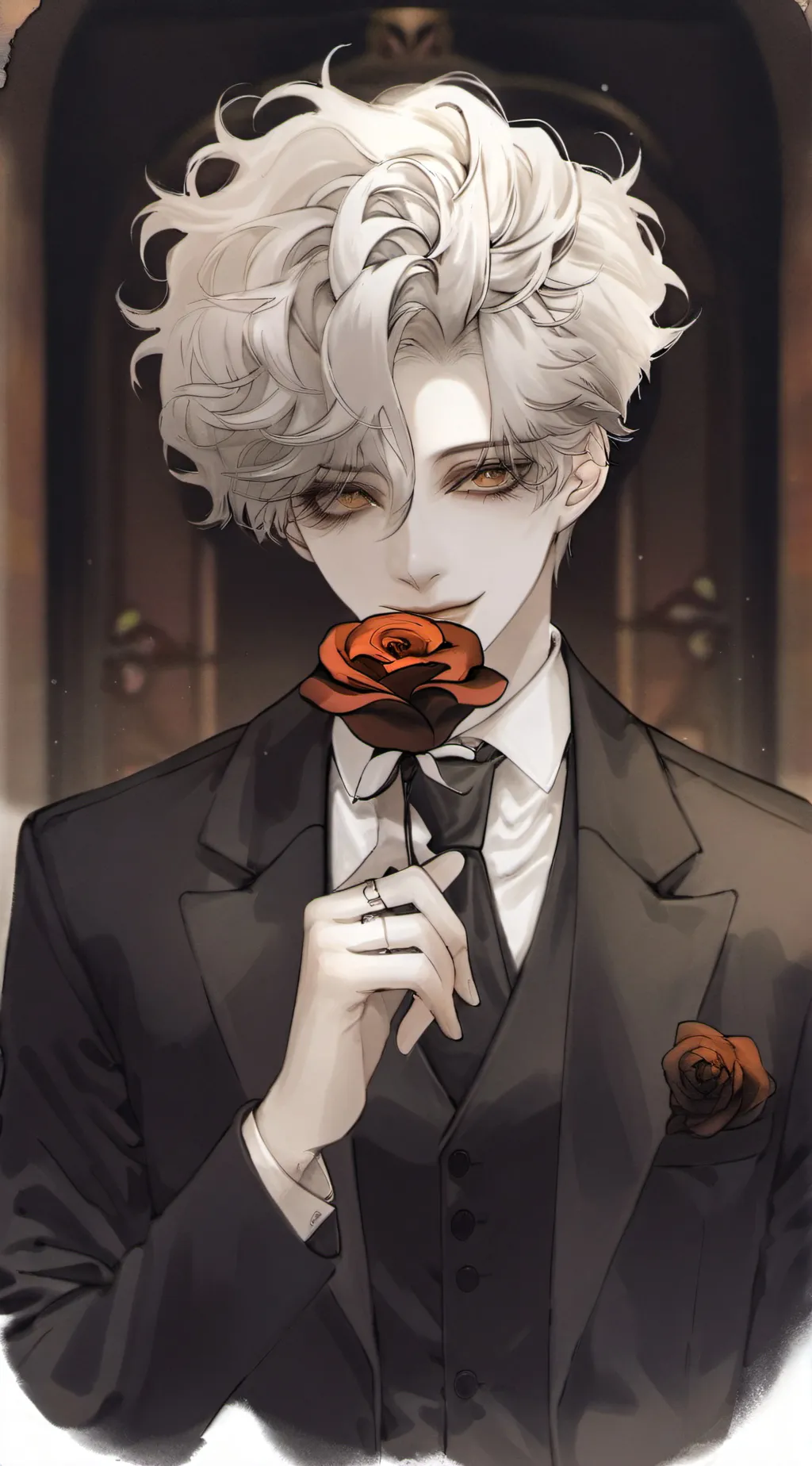 ai character: 🥀Navrose🌹 background