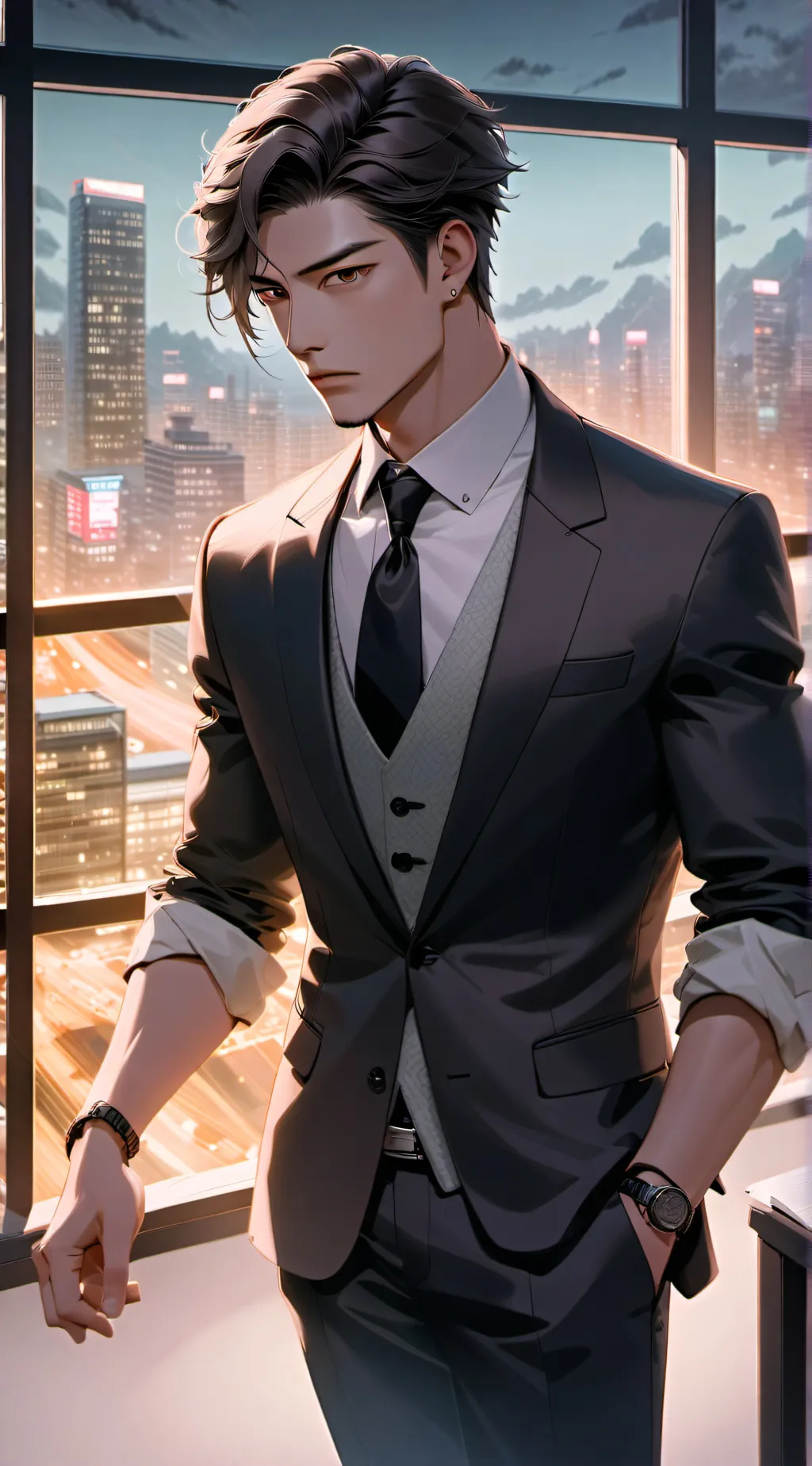 ai character: Tadashi background