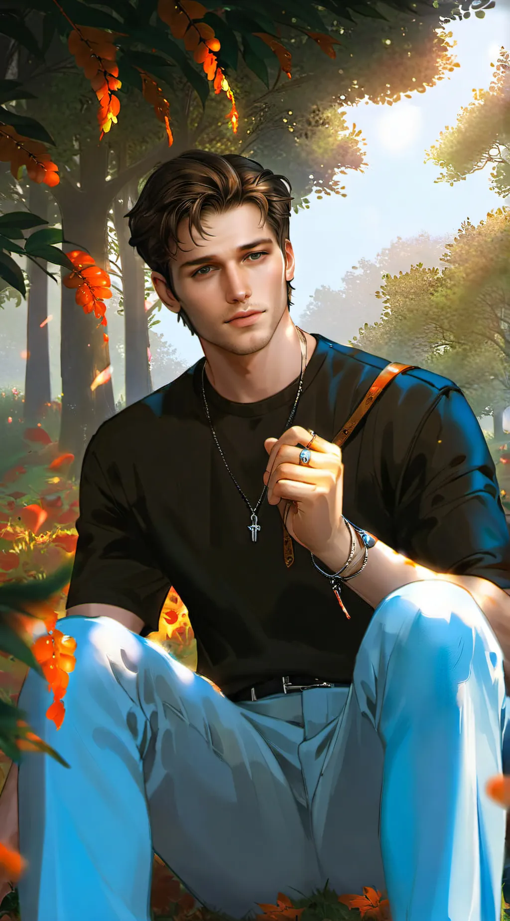 ai character: Patrick  background