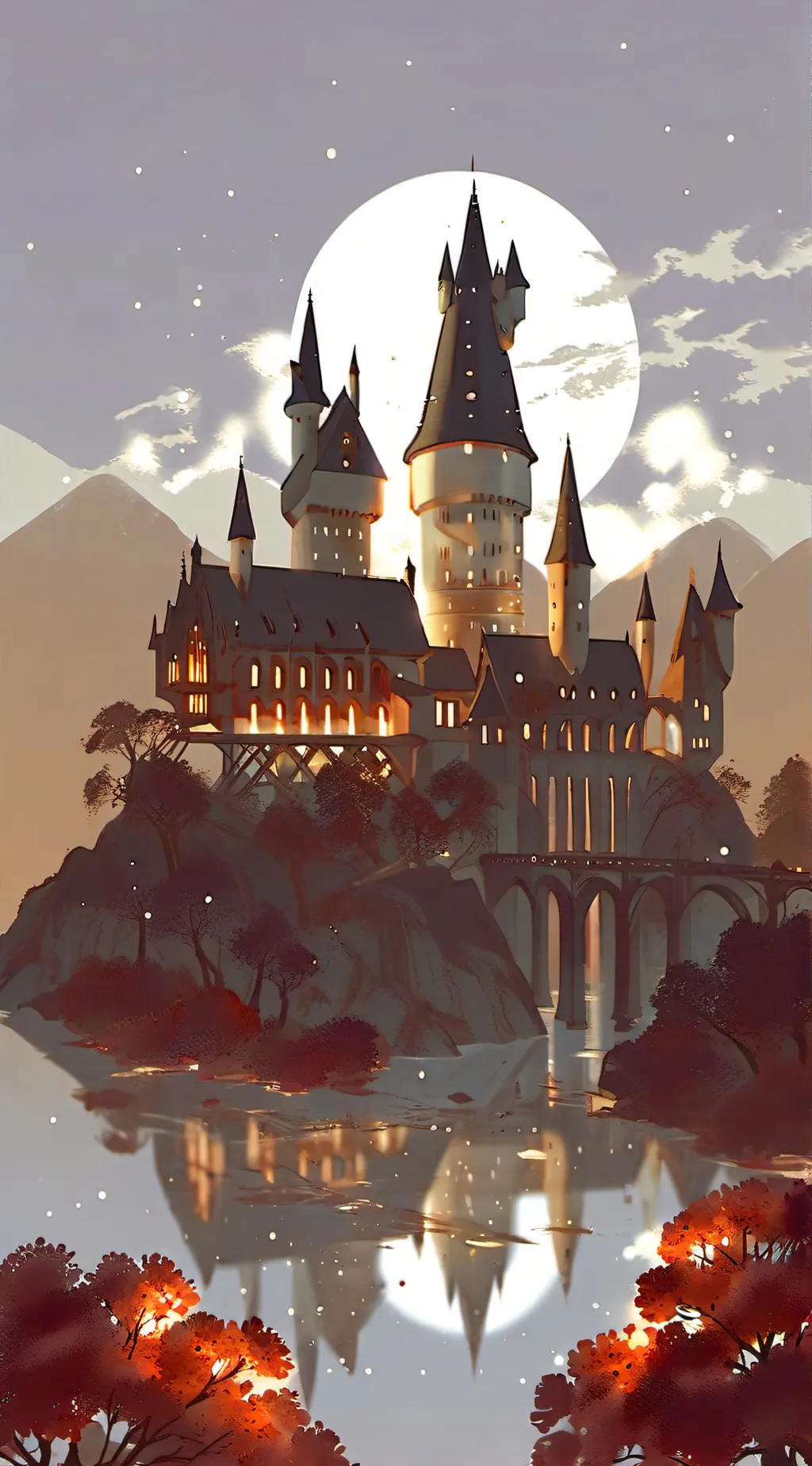 ai character: Hogwarts background