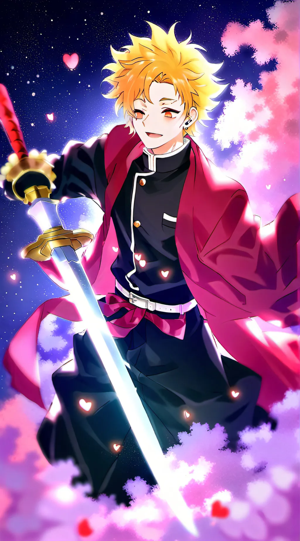 ai character: Kny box meme background