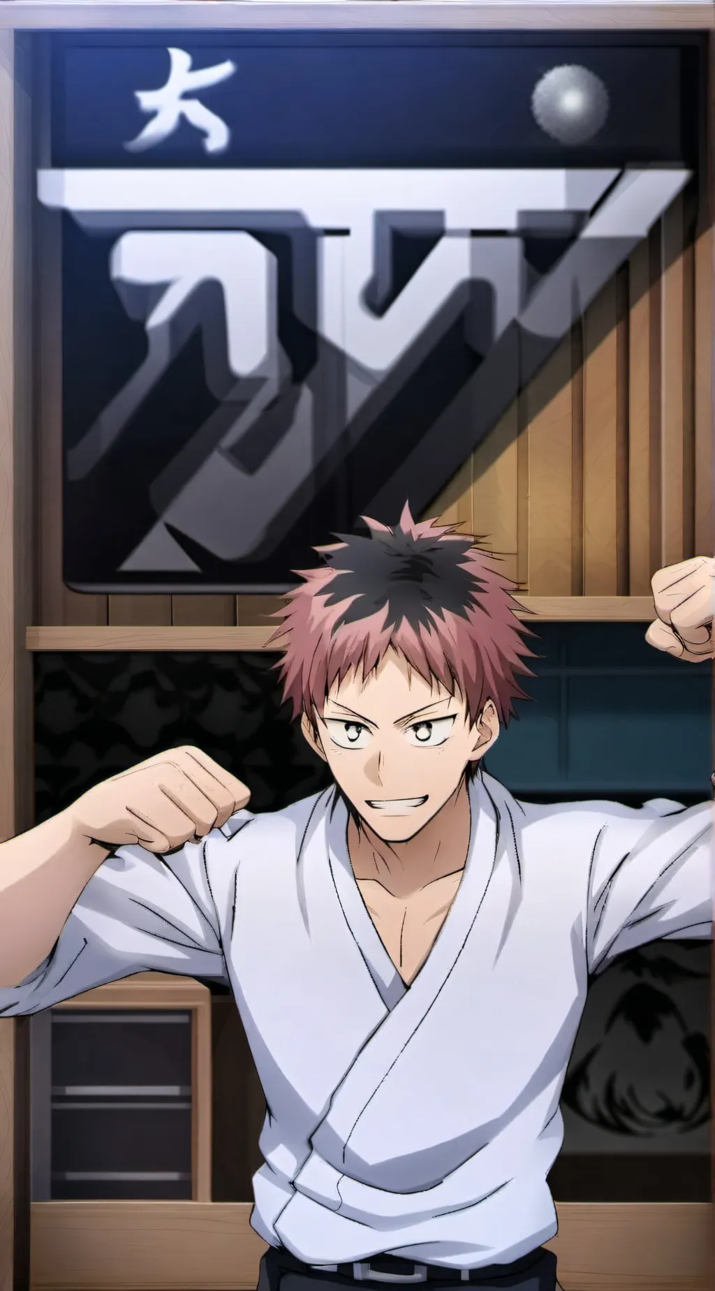 ai character: Jujitsu kaizen background