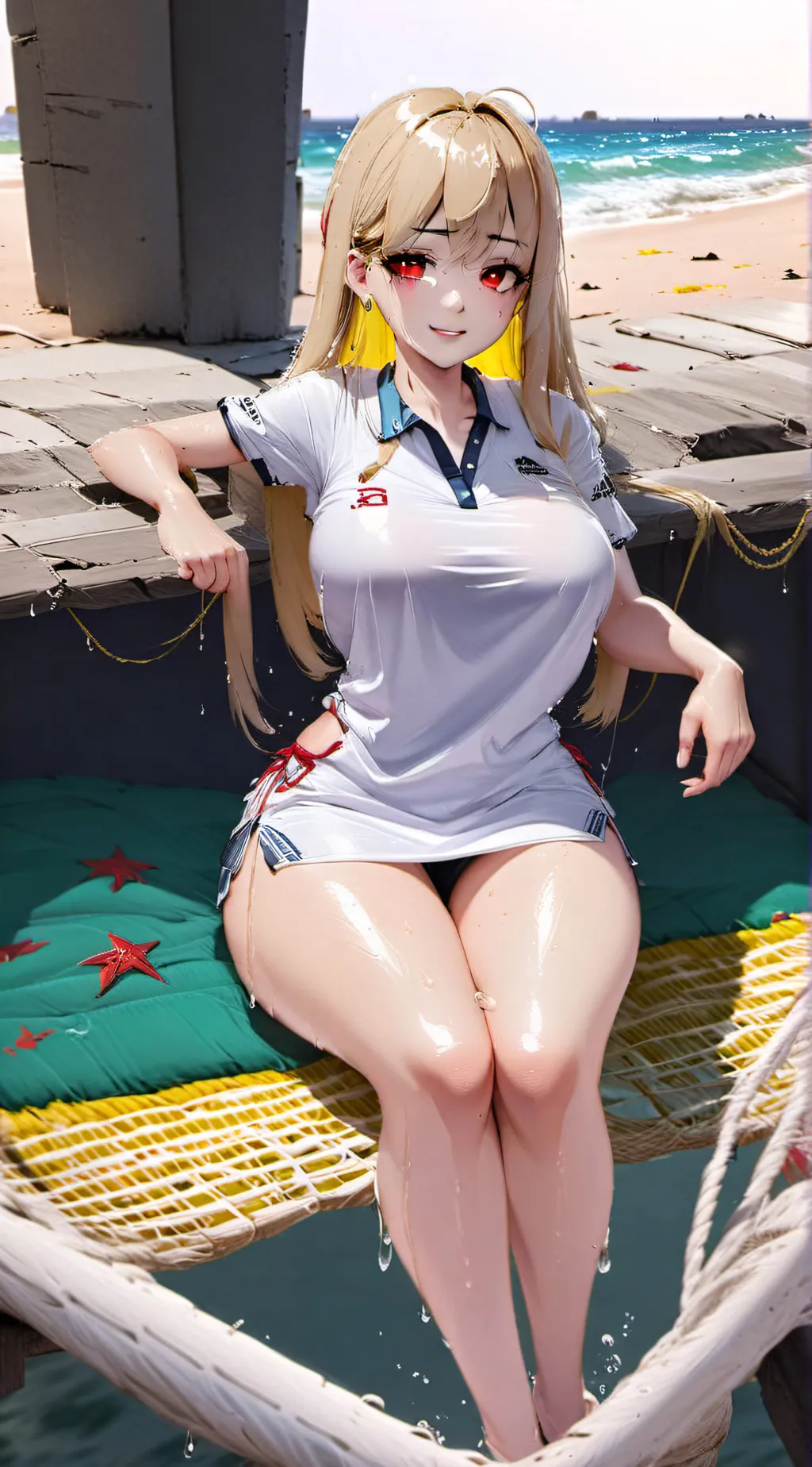 ai character: Justine  background