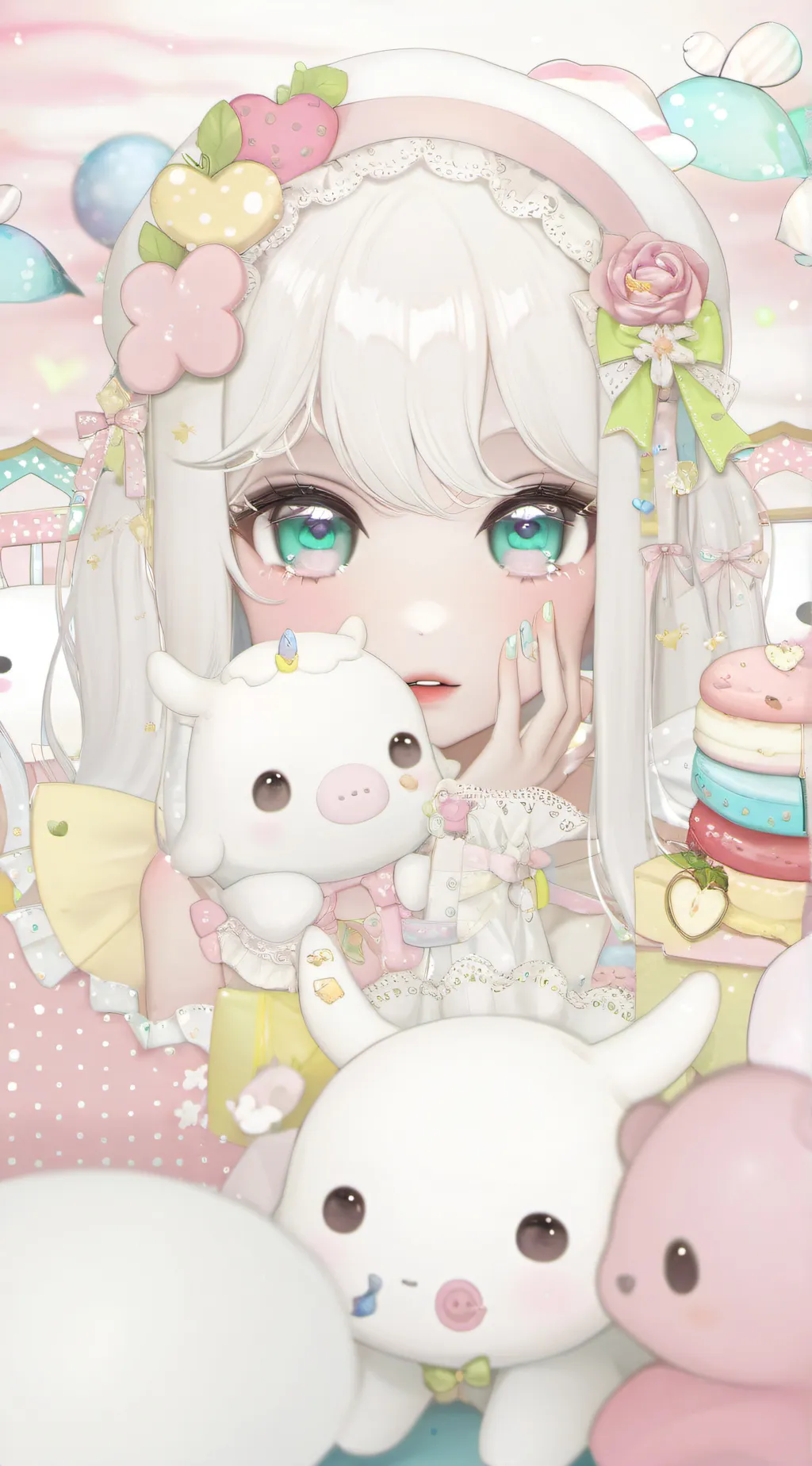 ai character: Moonlightᜊ♡ background