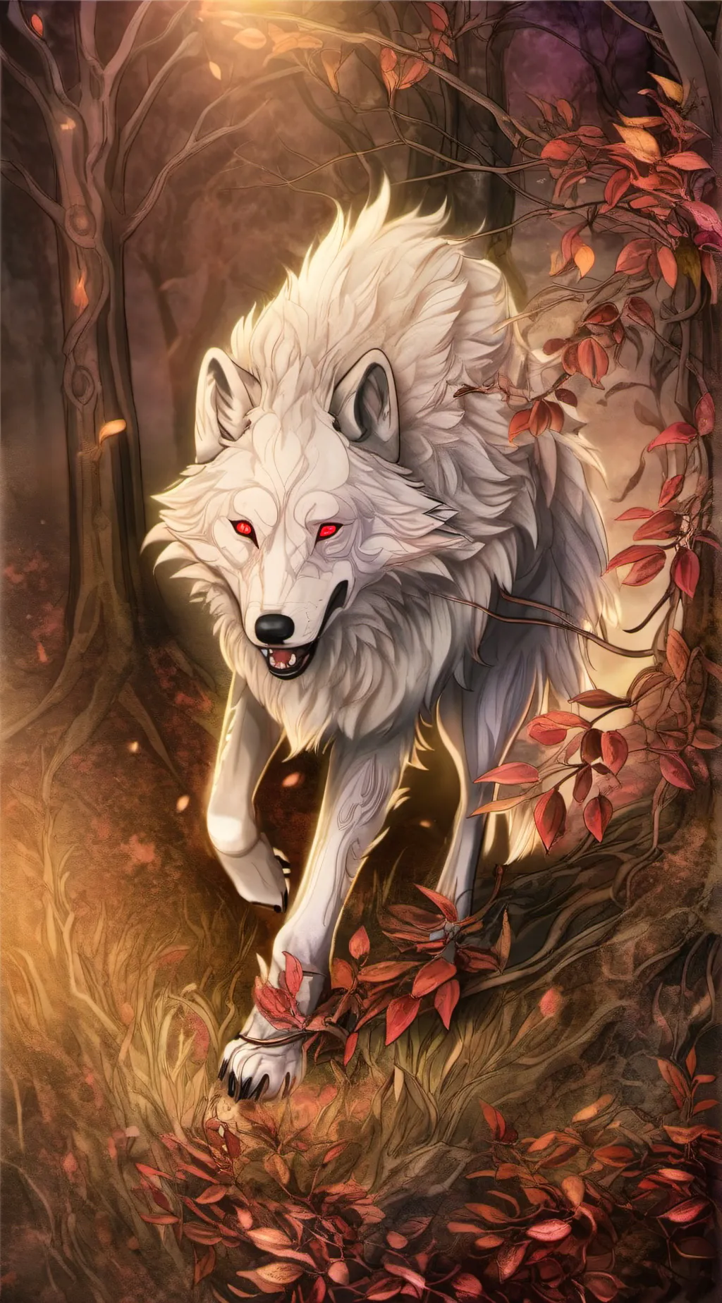 ai character: mha wolves background