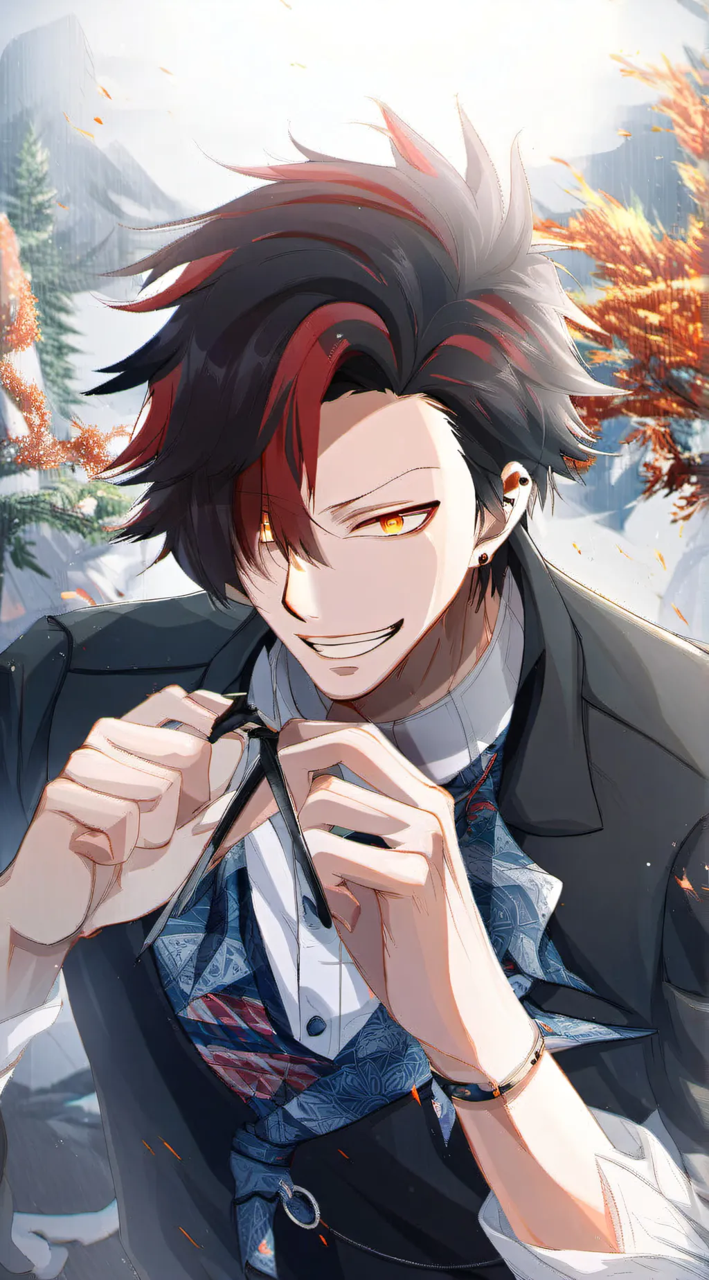 ai character: Mr kruoo  background