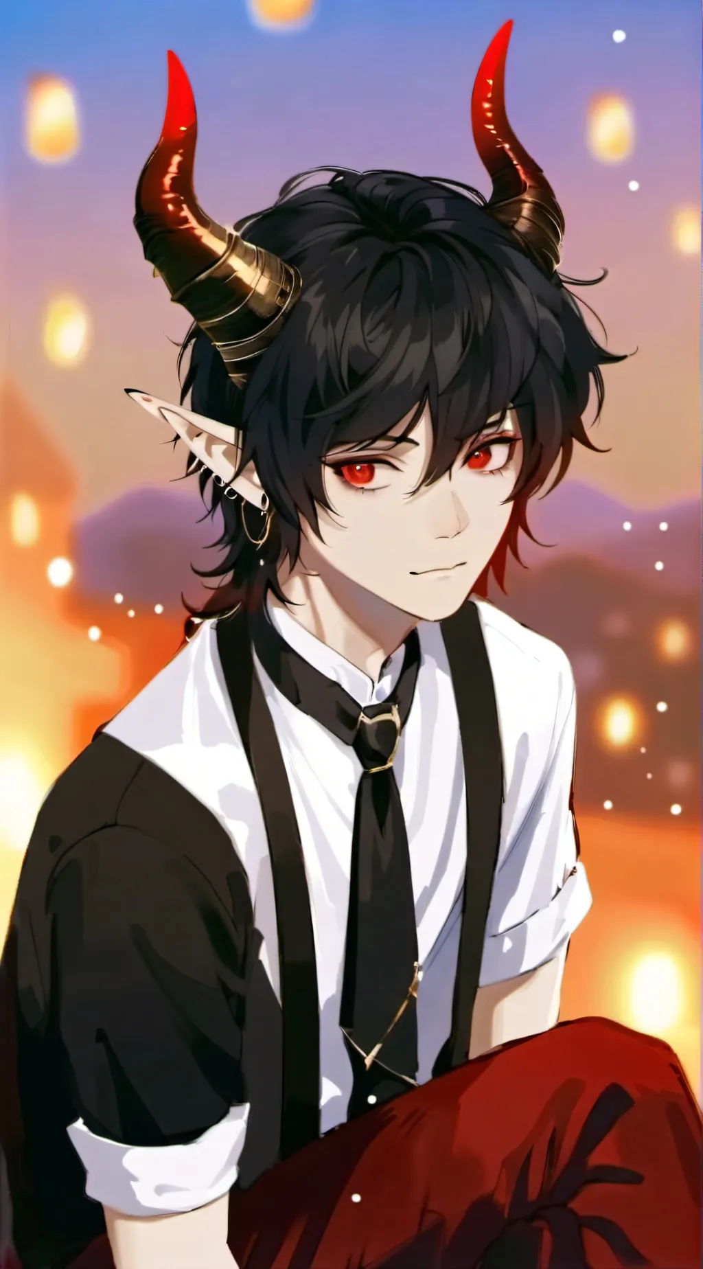 ai character: Akio Mayfire background