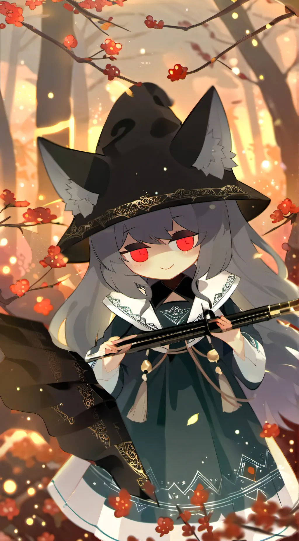 ai character: Miss circle  background