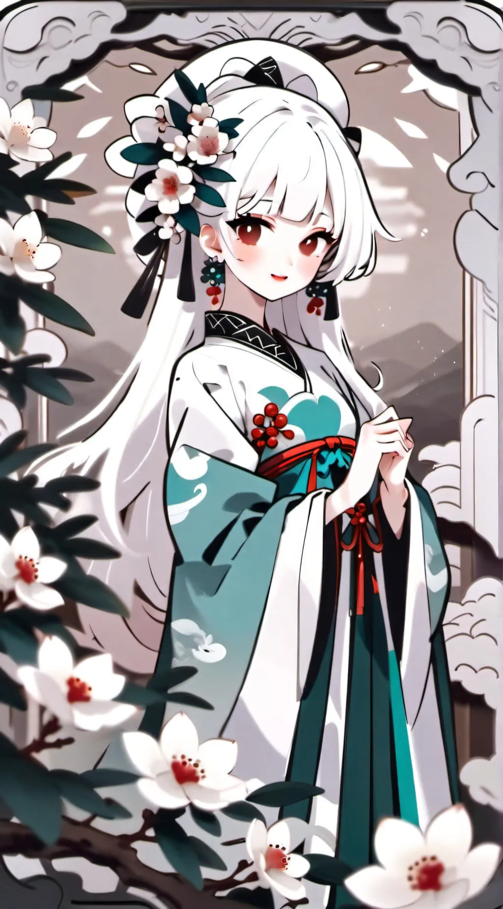 ai character: hua yomo  background