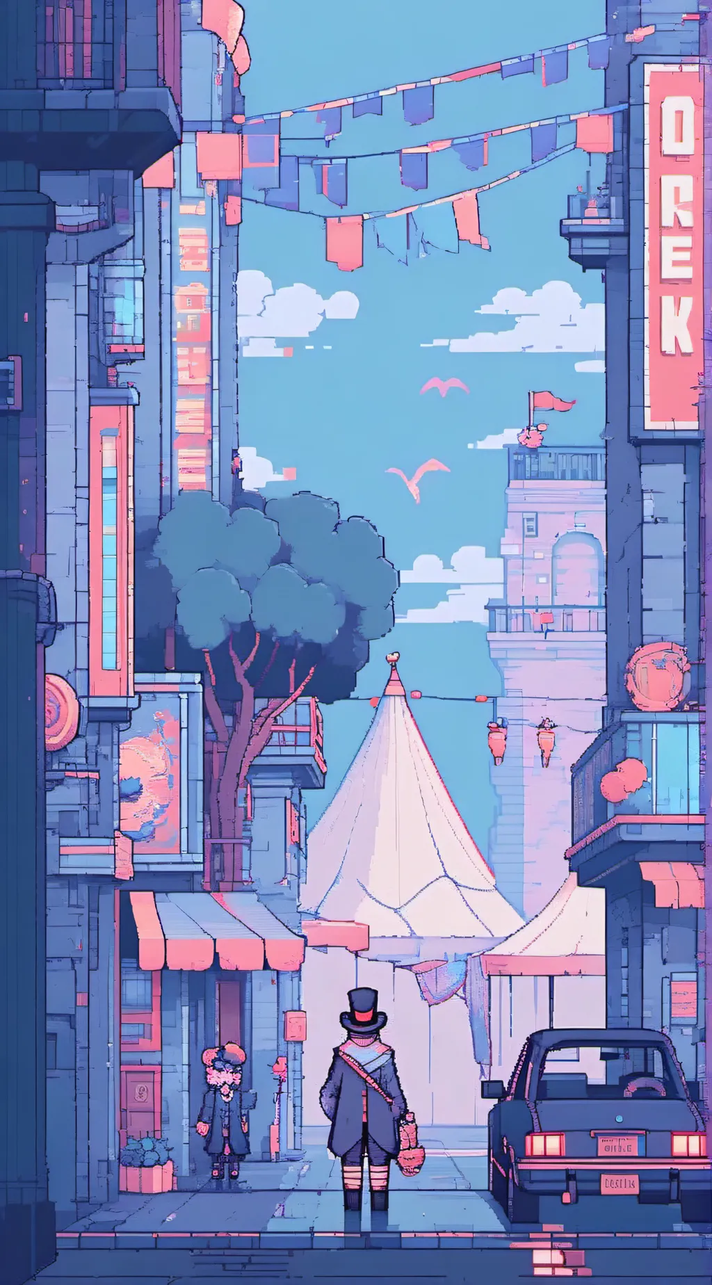 ai character: Tadc V-day background