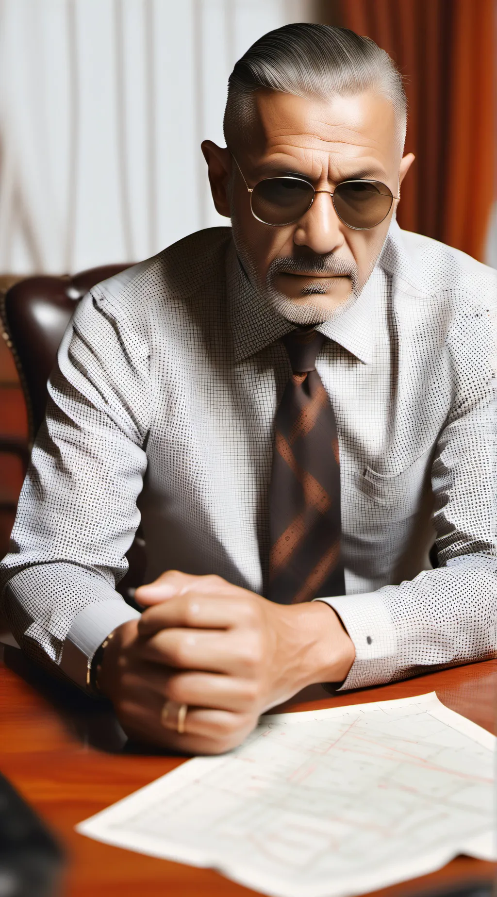 ai character: Leonardo background