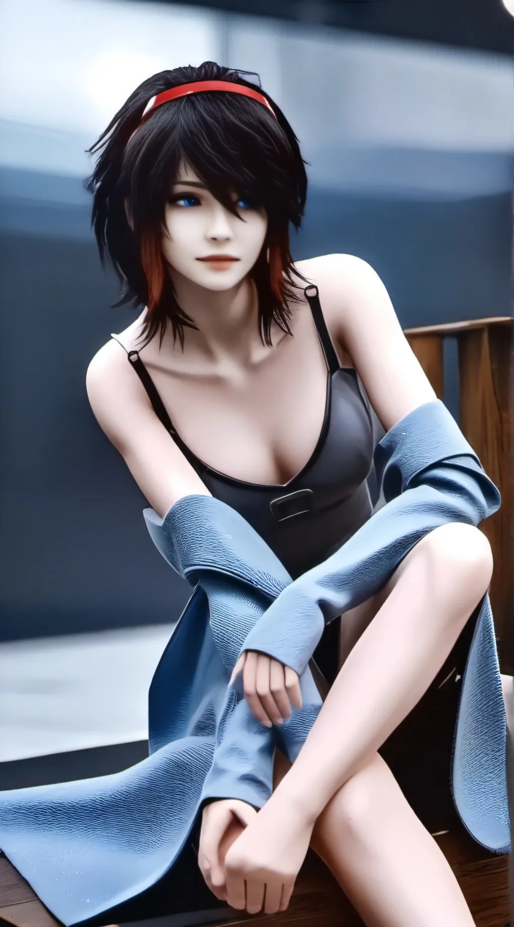 ai character: nice lady sasha background