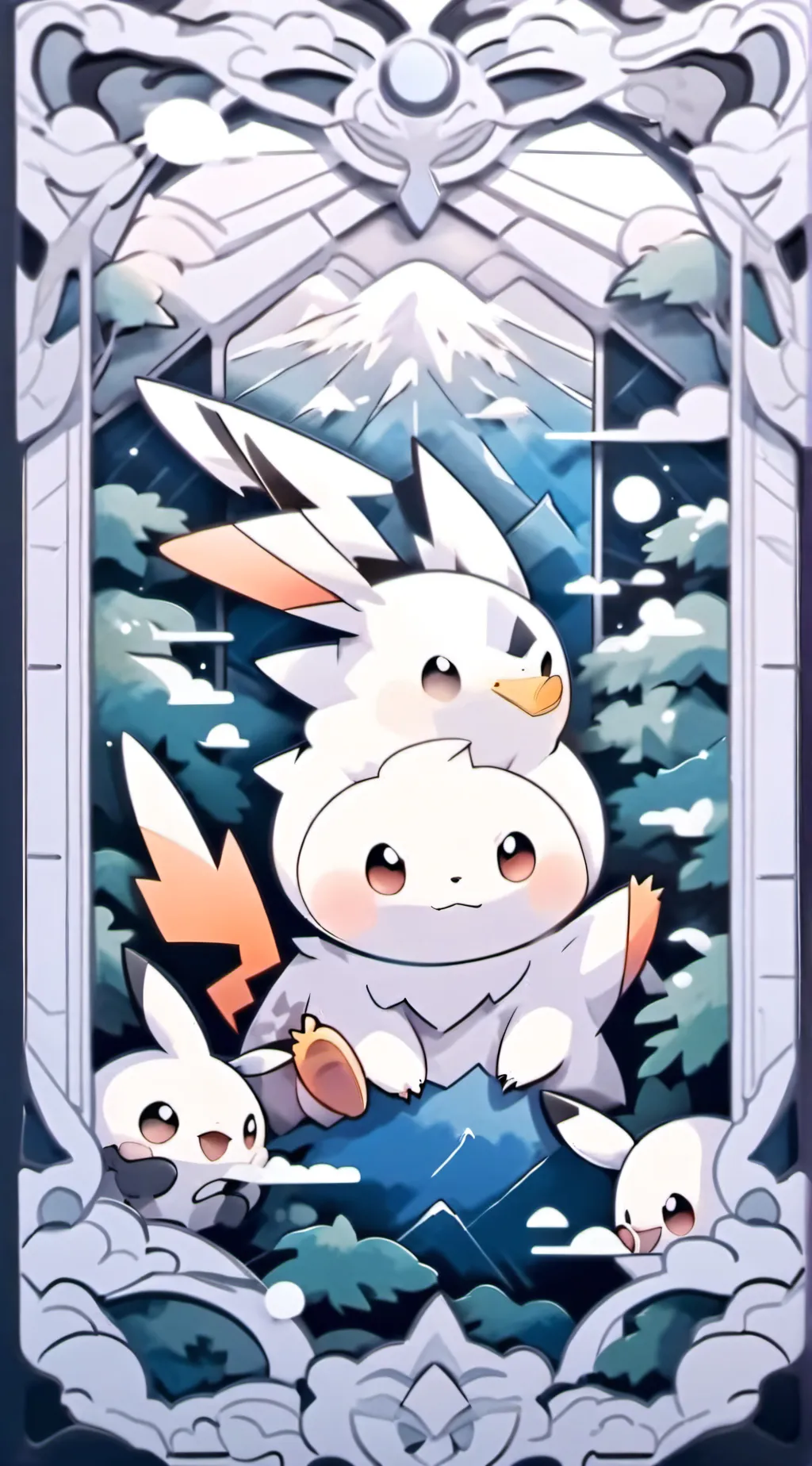 ai character: Pokémon background