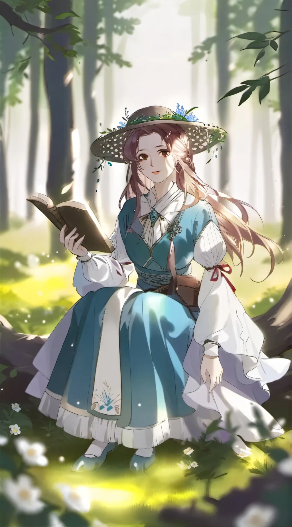 ai character: amelia background