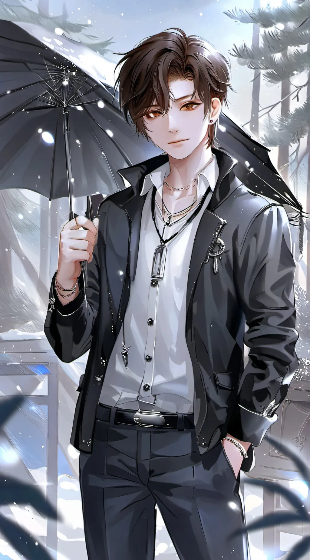 ai character: Aiden  background